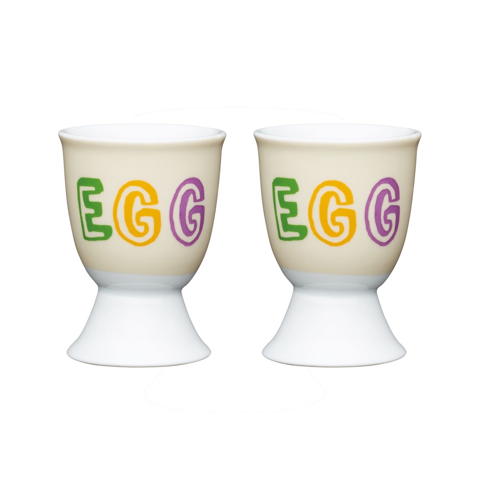 Eierbecher Eierbecher Porzellan 2er Set EGG