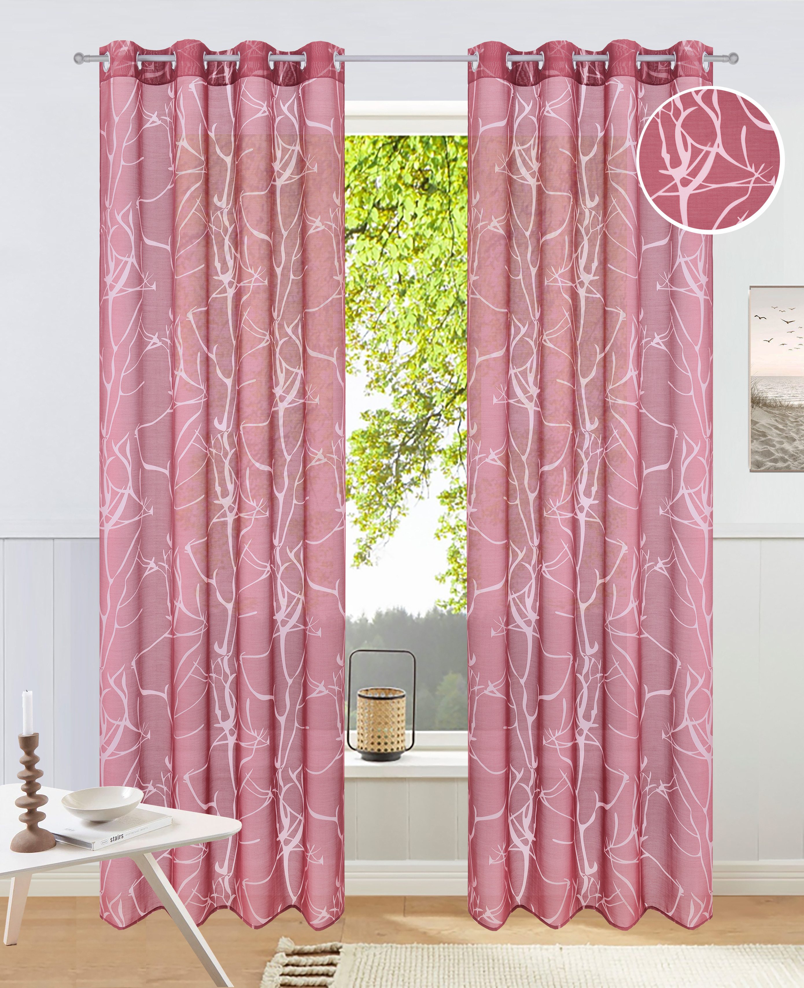 my home Gardine Anna, Ösen (1 günstig online kaufen