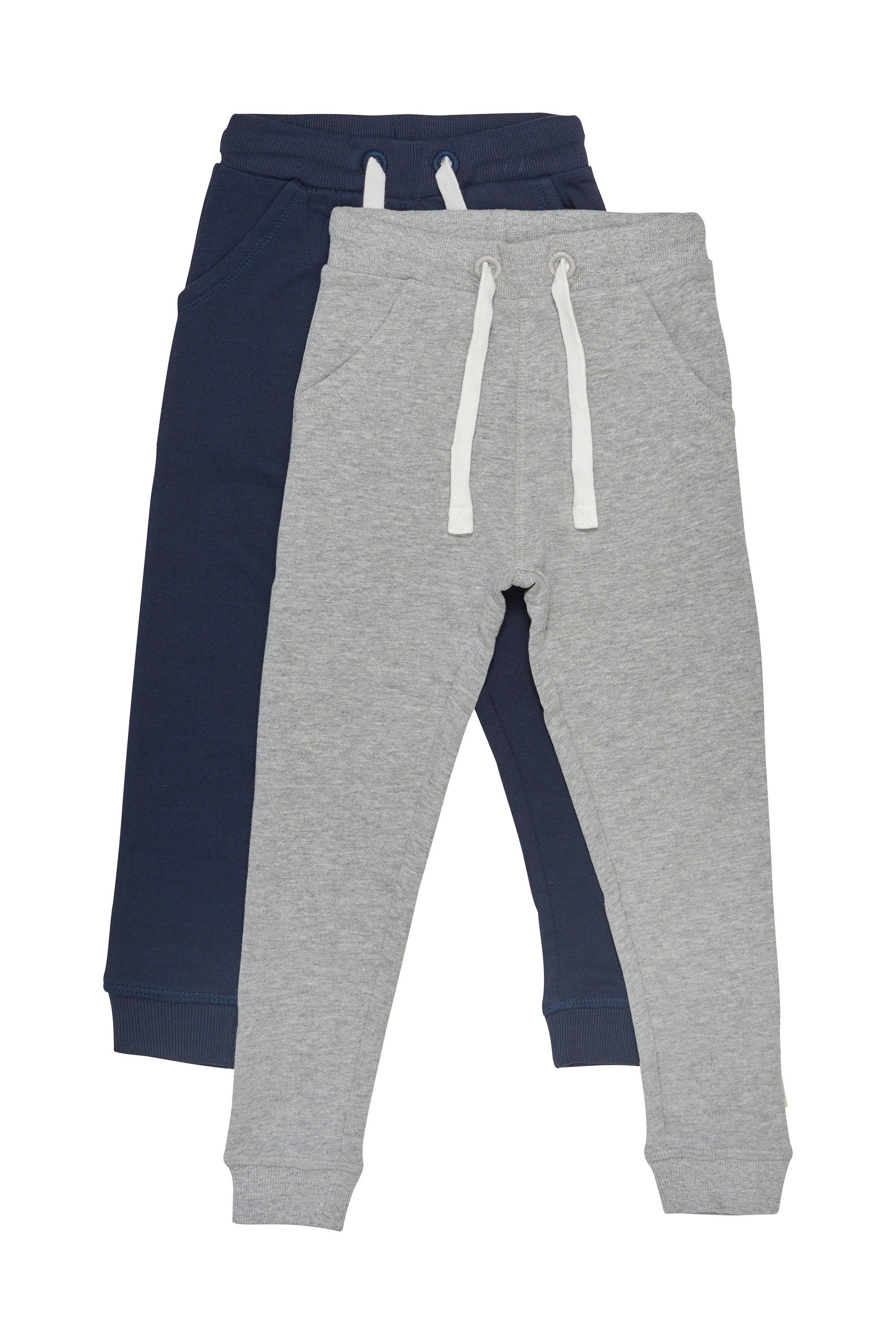 Minymo Jogginghose MIBasic (2-tlg) 2er Pack Klassische Sweatpant mit SchnŸre
