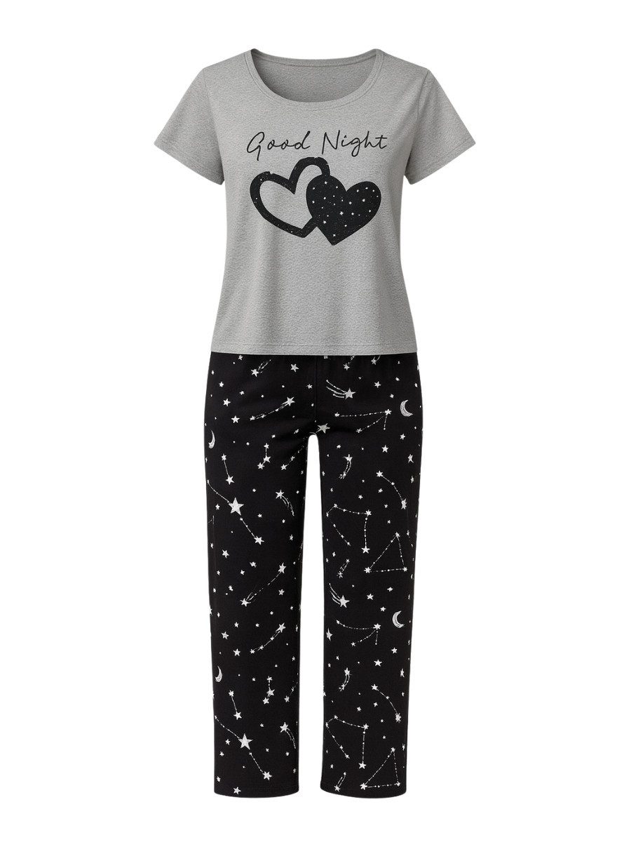 Elegant Love Pyjama Gemütliche Damen-Nachtwäsche & günstig online kaufen