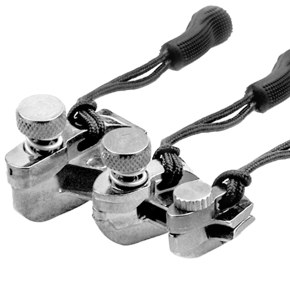 Munkees Reißverschluss munkees FixnZip, 3er-Pack S,L,M, Silber, Werkzeuglose Reißverschlussreparatur, ohne Nähen, universell