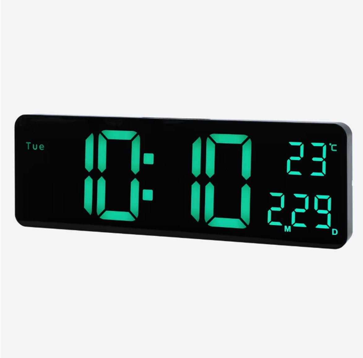 Spectrum Wanduhr Wanduhr mehrfarbig 39 x 13 cm LED