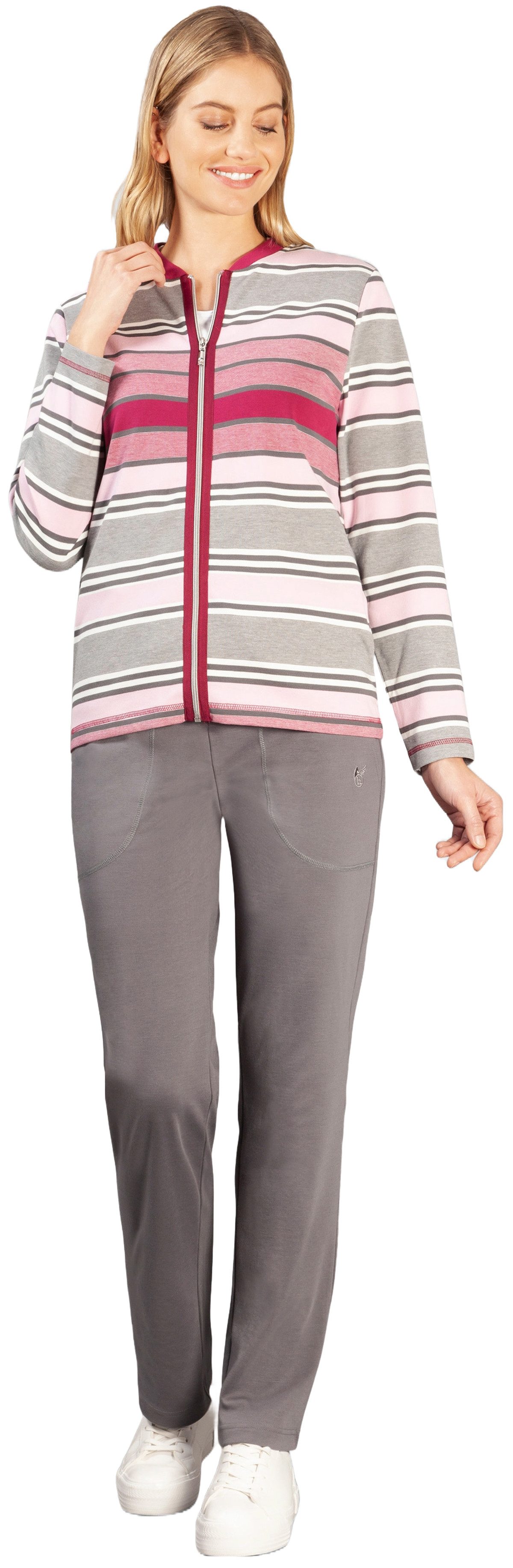 Hajo Hausanzug Modischer Damen Freizeitanzug (2 tlg) Modisches Design