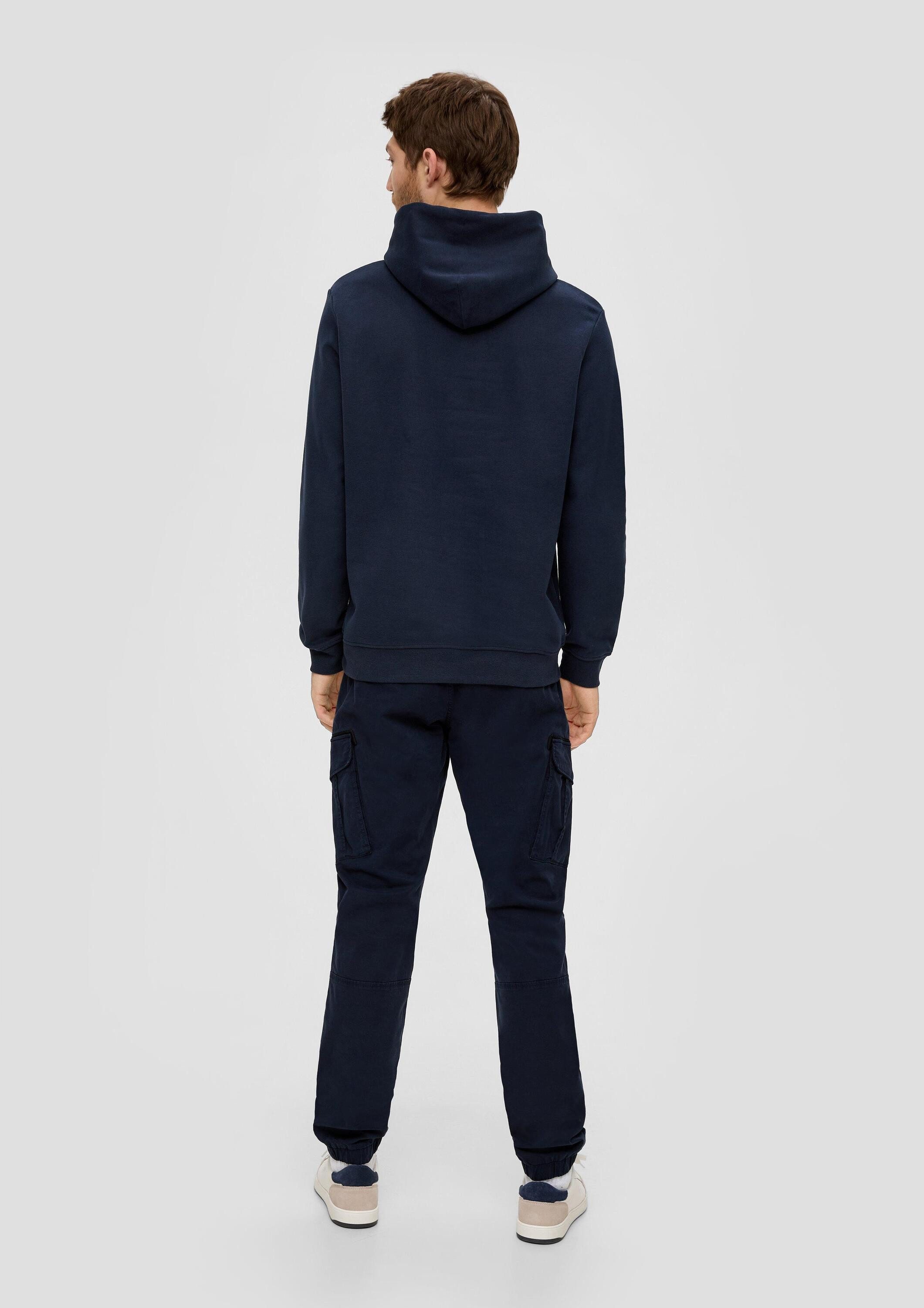 s.Oliver Sweatshirt Sweatshirt Kapuzenpullover mit Labelprint