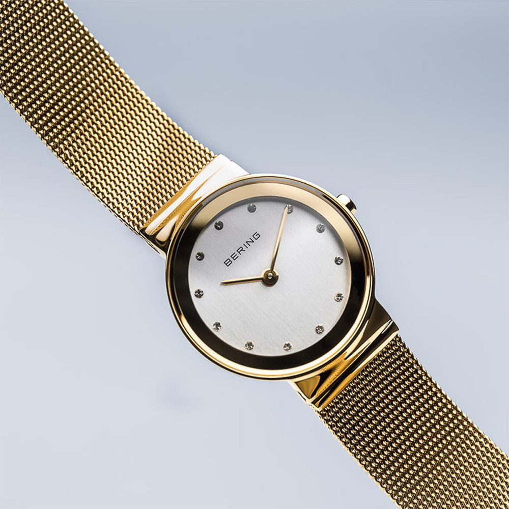 Bering Quarzuhr Bering Classic gold glänzend 10126-334 10126-334, Bering Classic gold glänzend 10126-334