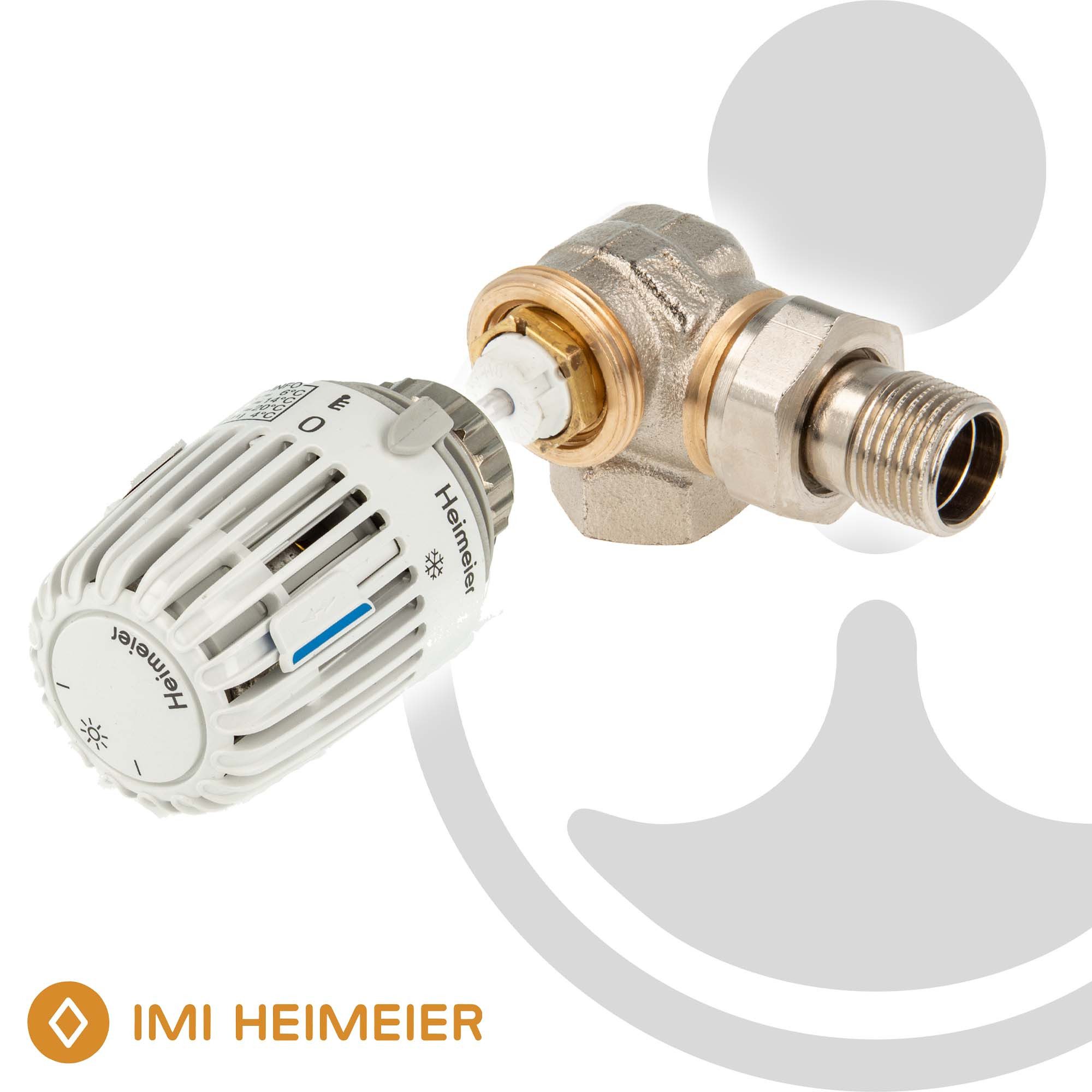 tecuro Heizkörperthermostat Kombi-Set Thermostatkopf K mit günstig online kaufen