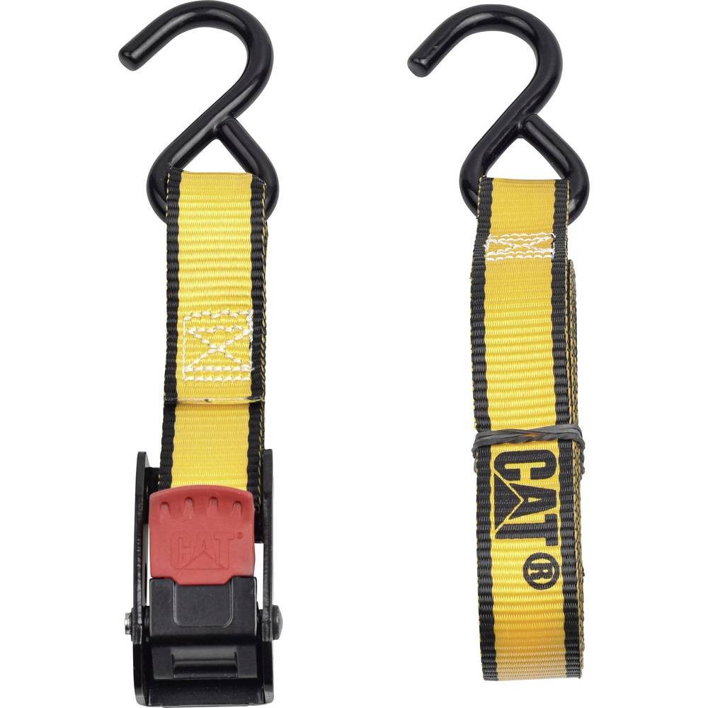 CATERPILLAR Spanngurt 25 mm x 2.5 m Nockenschnalle mit S-Haken 2st 980489IE
