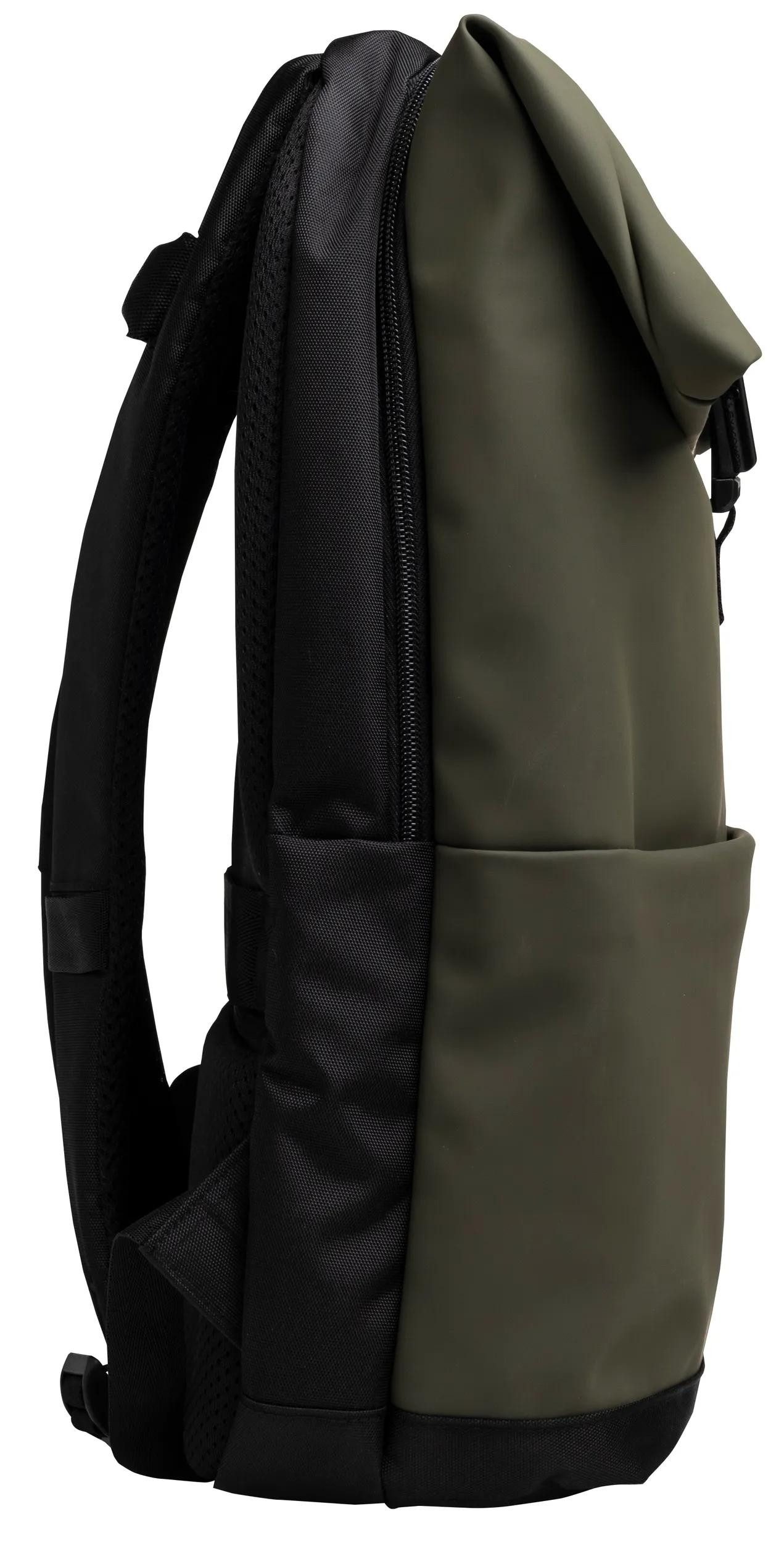EXACOMPTA Cityrucksack Laptoprucksack mit 2 Fächern, 37x46x16 cm, Exactive - Khaki - 17535E, Rucksack