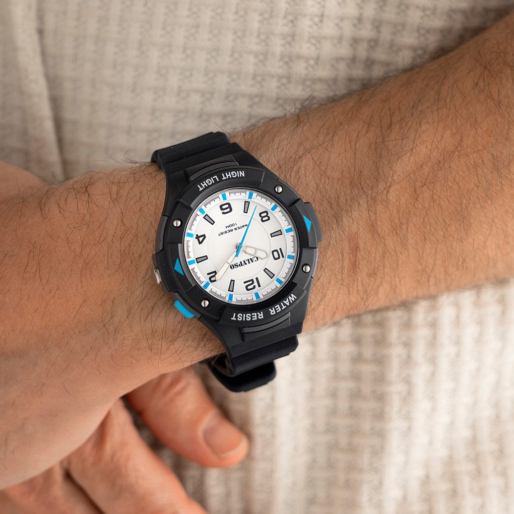 CALYPSO WATCHES Quarzuhr Street Style K5883_1, Armbanduhr, Herrenuhr, Silikonarmband, analog, Beleuchtung