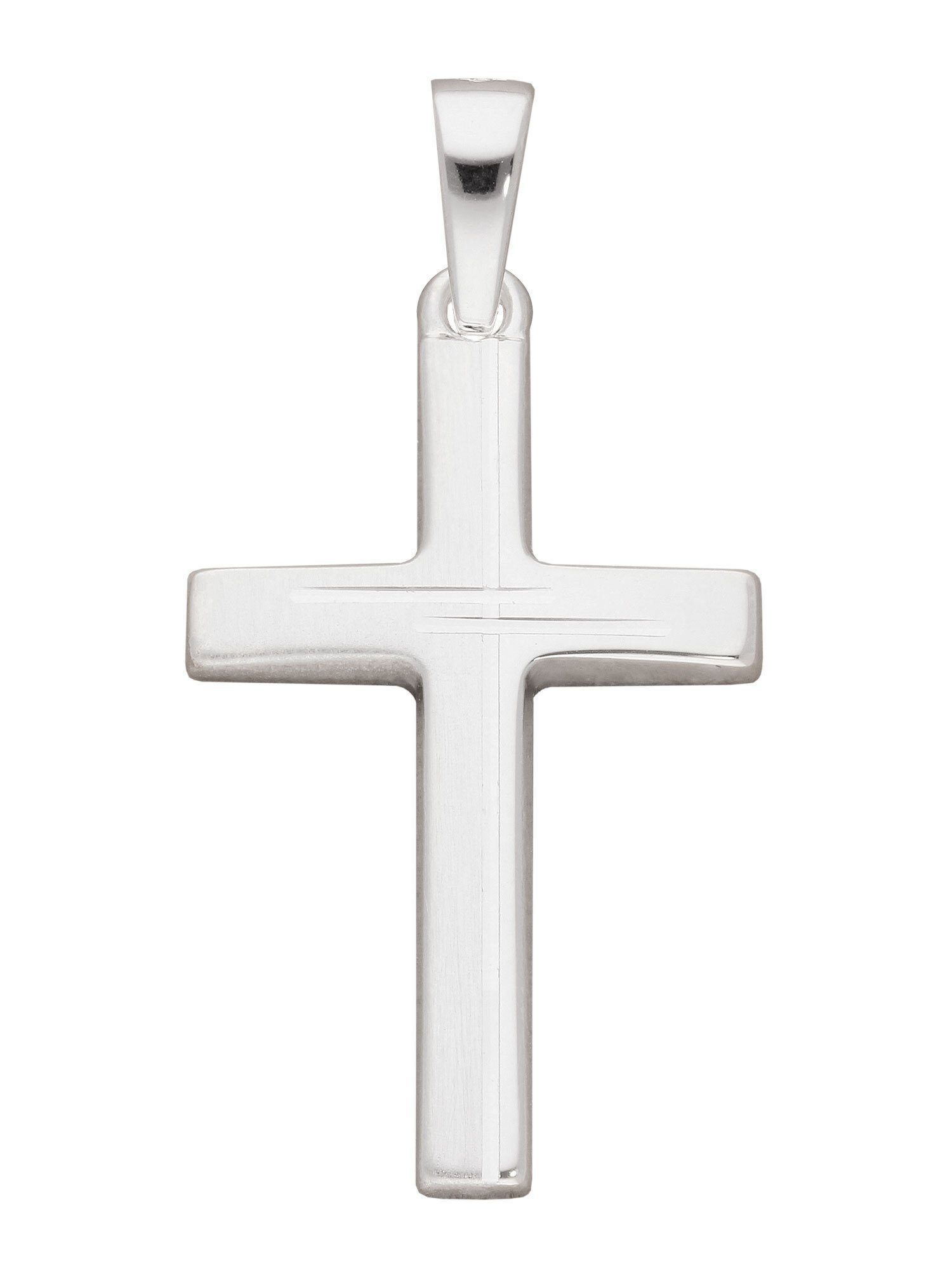 Adelia´s Kettenanhänger 925 Silber Kreuz & für Anhänger, Damen Herren Silberschmuck