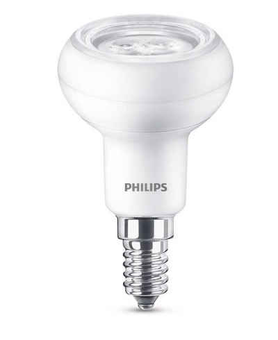 Philips LED-Leuchtmittel Philips LED E14 R50 2.9W = 40W 230lm 36° Warmweiß 2700K, E14, Warmweiß