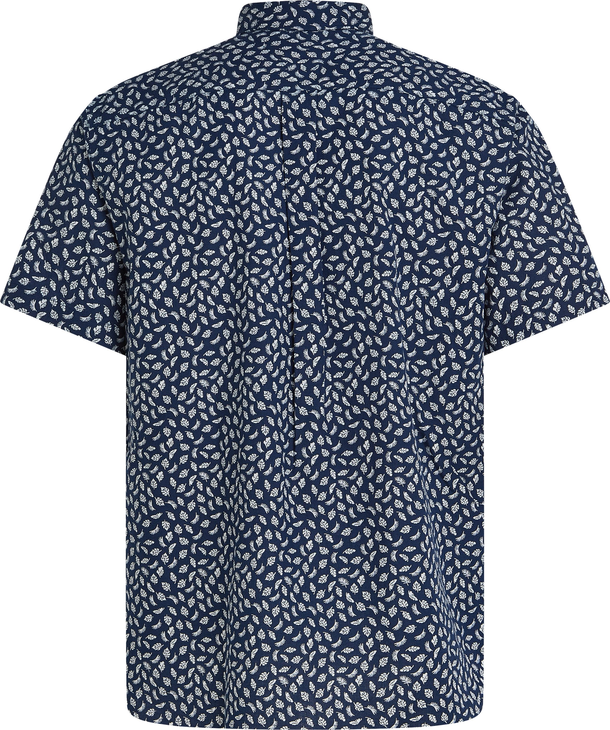 Tommy Hilfiger Big & Tall Kurzarmhemd BT-LINEN BLEND AOP SS RF SHIRT-B Große Größen