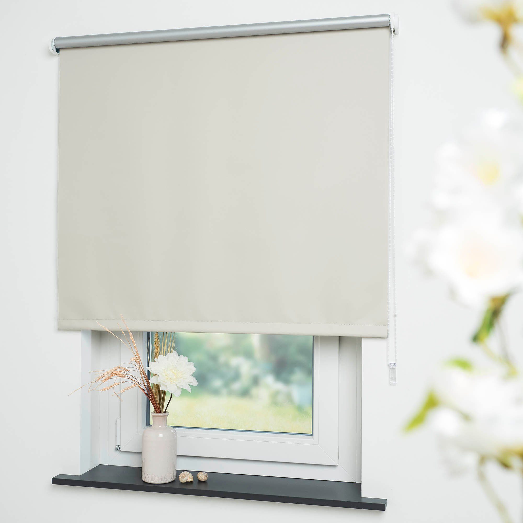 Seitenzugrollo Thermo-Rollo, Liedeco, verdunkelnd, verschraubt günstig online kaufen