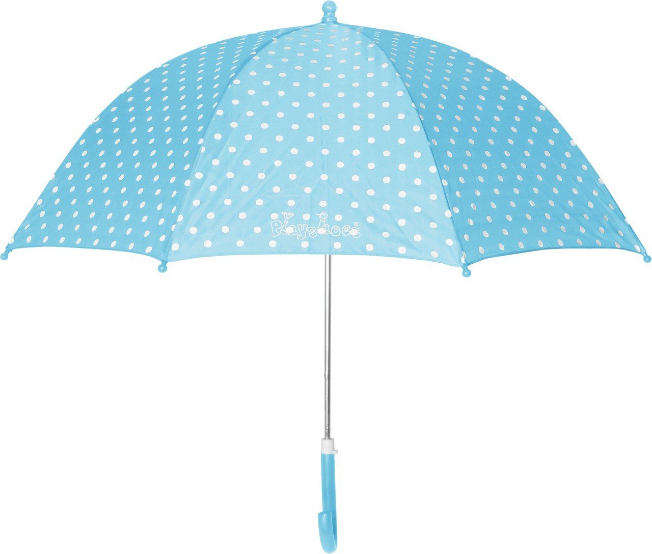 Playshoes Stockregenschirm Regenschirm Punkte türkis