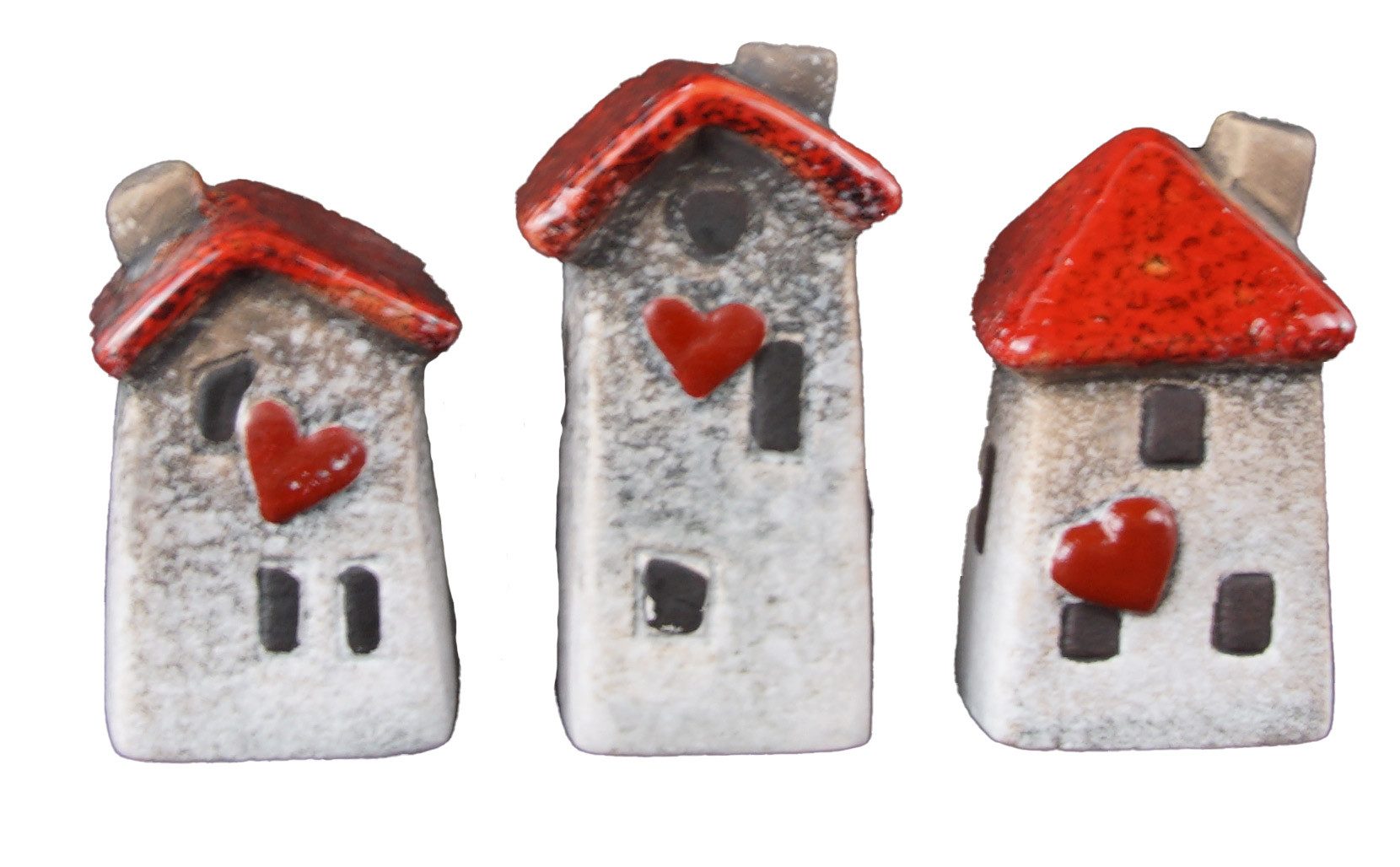 Posiwio Dekofigur Winterliche Häuschen - 3er Set (3 St., 3-tlg) günstig online kaufen