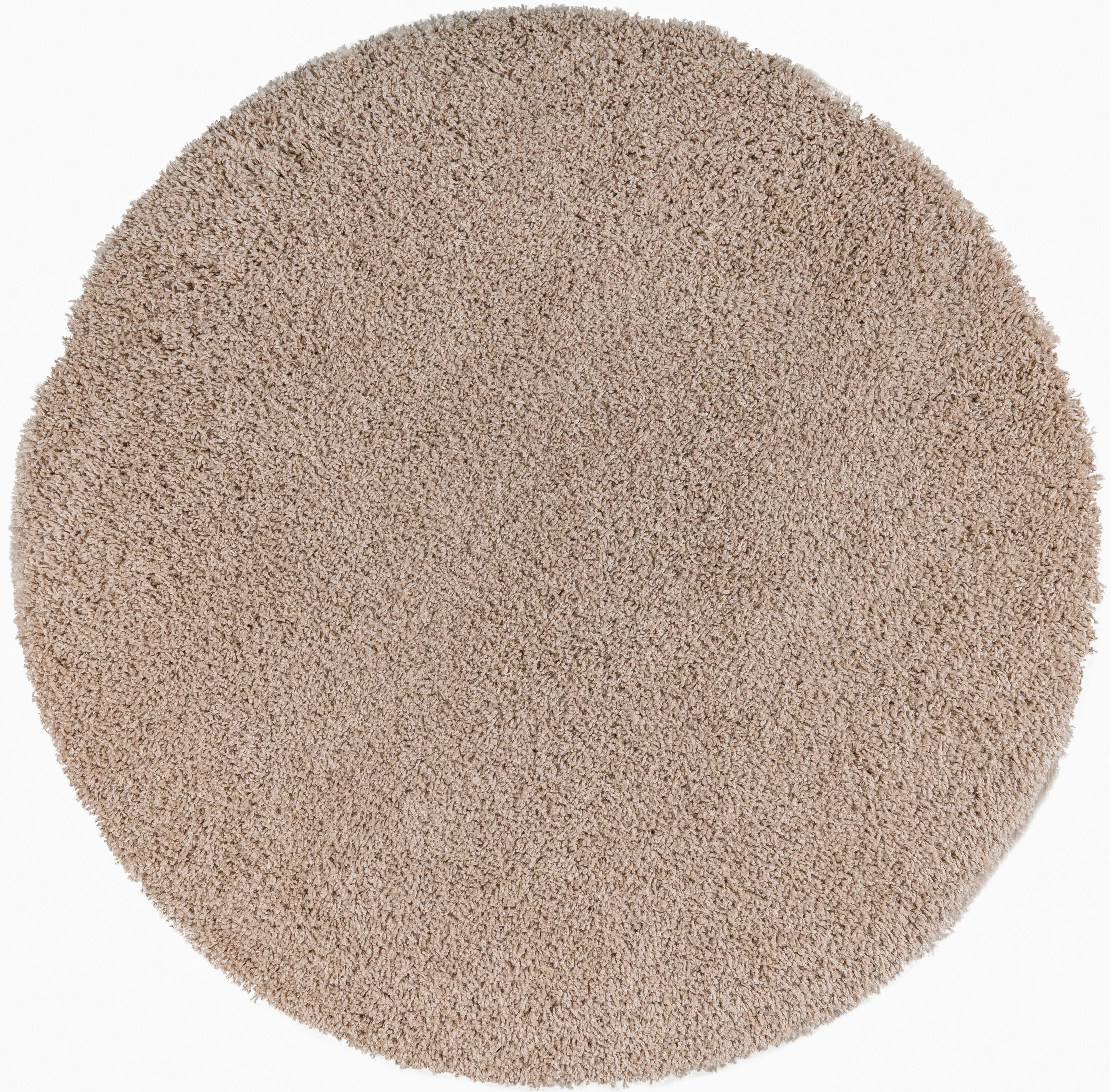 Teppich Shaggy 30, Home affaire, rund, Höhe: 30 mm, Teppich in Uni-Farben, besonders weich und kuschelig beige