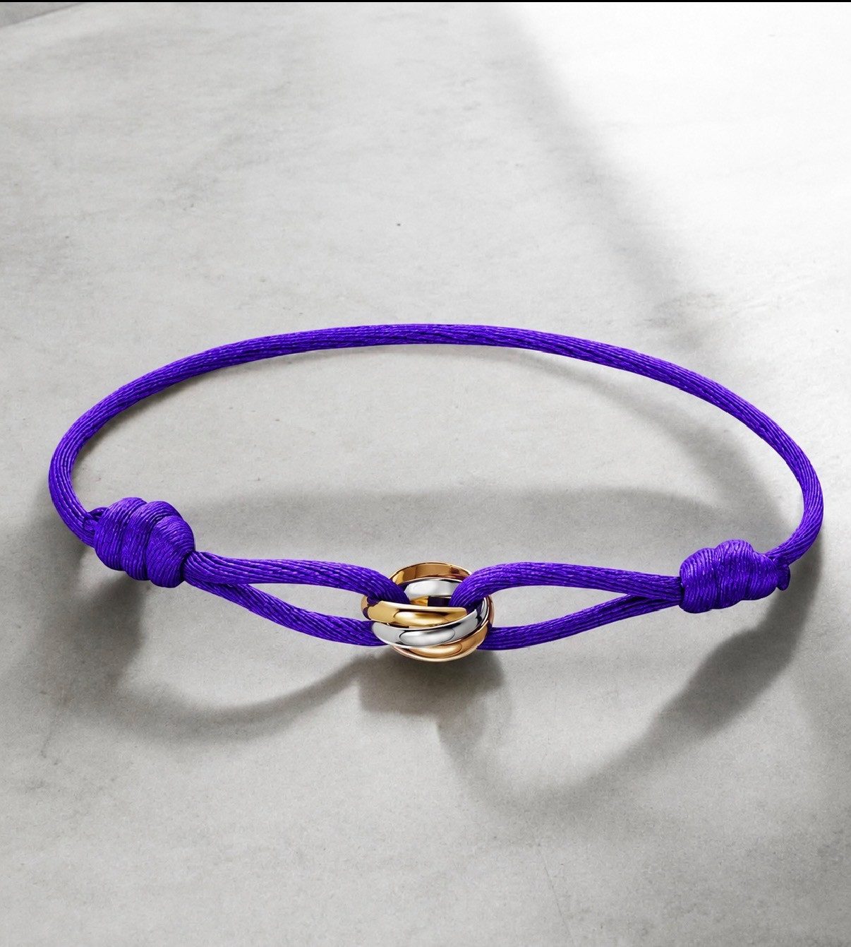 DC Jewelry Armband 925 Silber Tricolor Armband, Silberschmuck für Damen & Herren