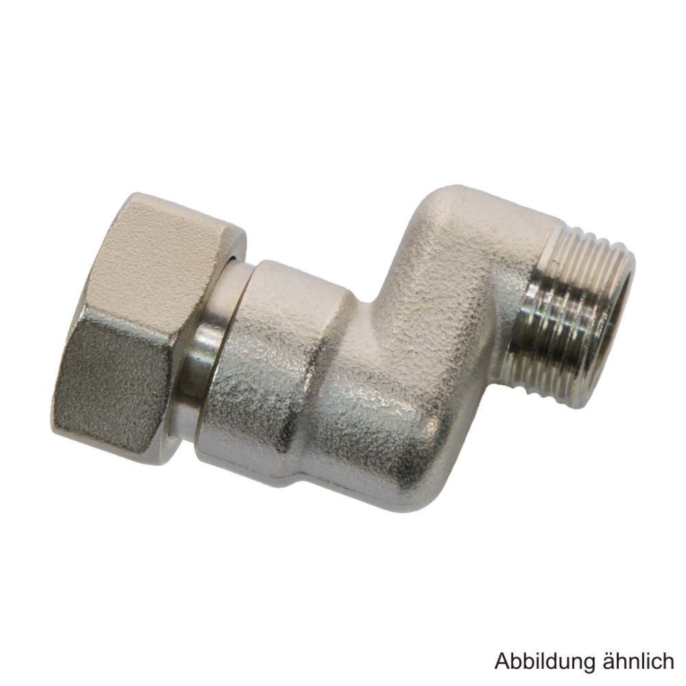 Heizkörper Excenterverschraubung S-Anschluss 3/8" x 5/8" Überwurfmutter, 20 mm Ve