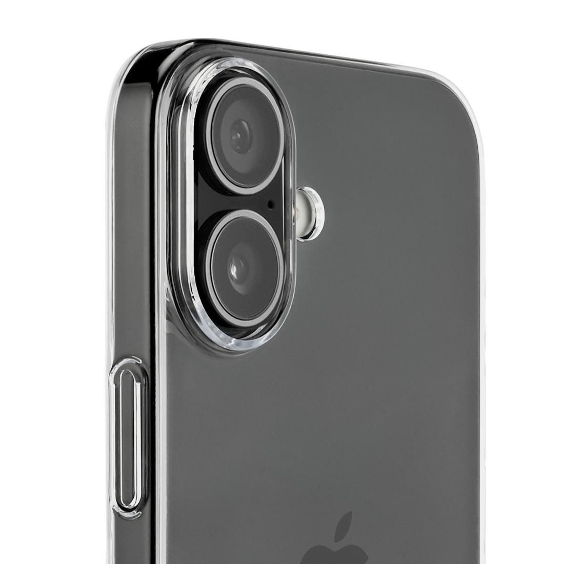 Hama Smartphone-Hülle Handyhülle für Apple iPhone 17, transparent, ultradünn, Anti-Vergilbung, erhöhte Kanten für mehr Schutz