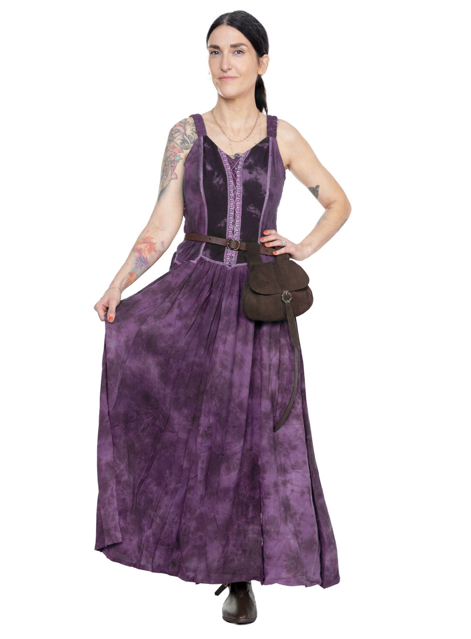 Metamorph Hexen-Kostüm Langes Mittelalter Sommerkleid lila, Hochwertige und authentische Mittelalterkleidung zu unschlagbar günst