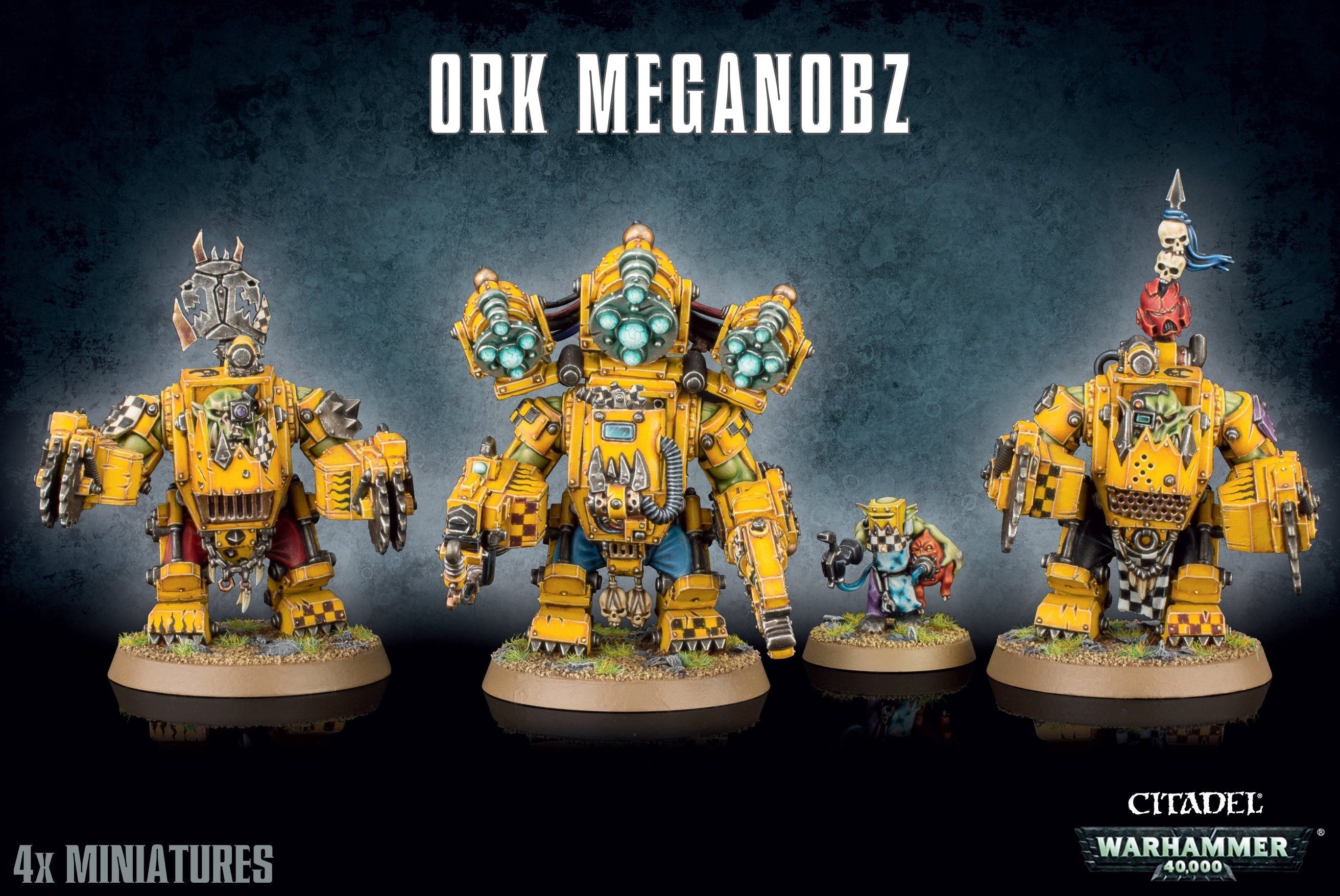 Spielfigur Warhammer 40.000 Orks Meganobz