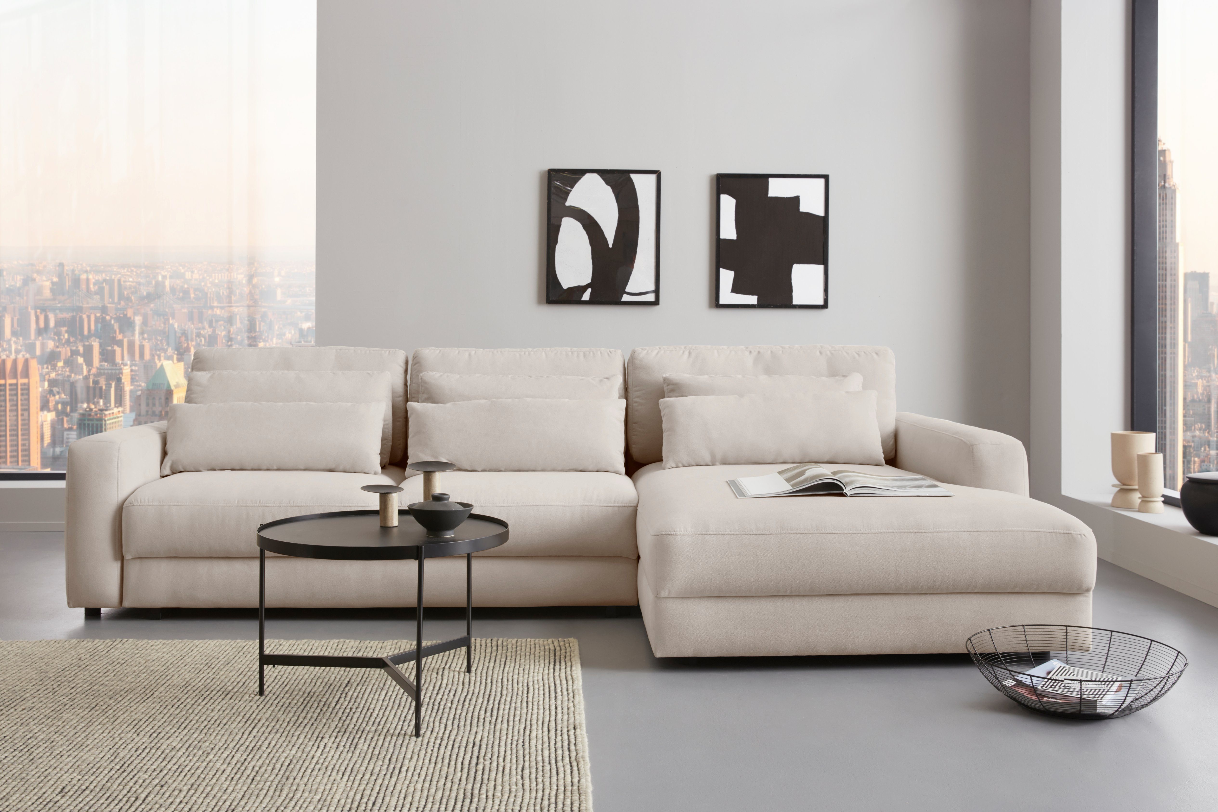 Ecksofa Bloomfield, bequem und elegant, OTTOs Choice, L-Form
