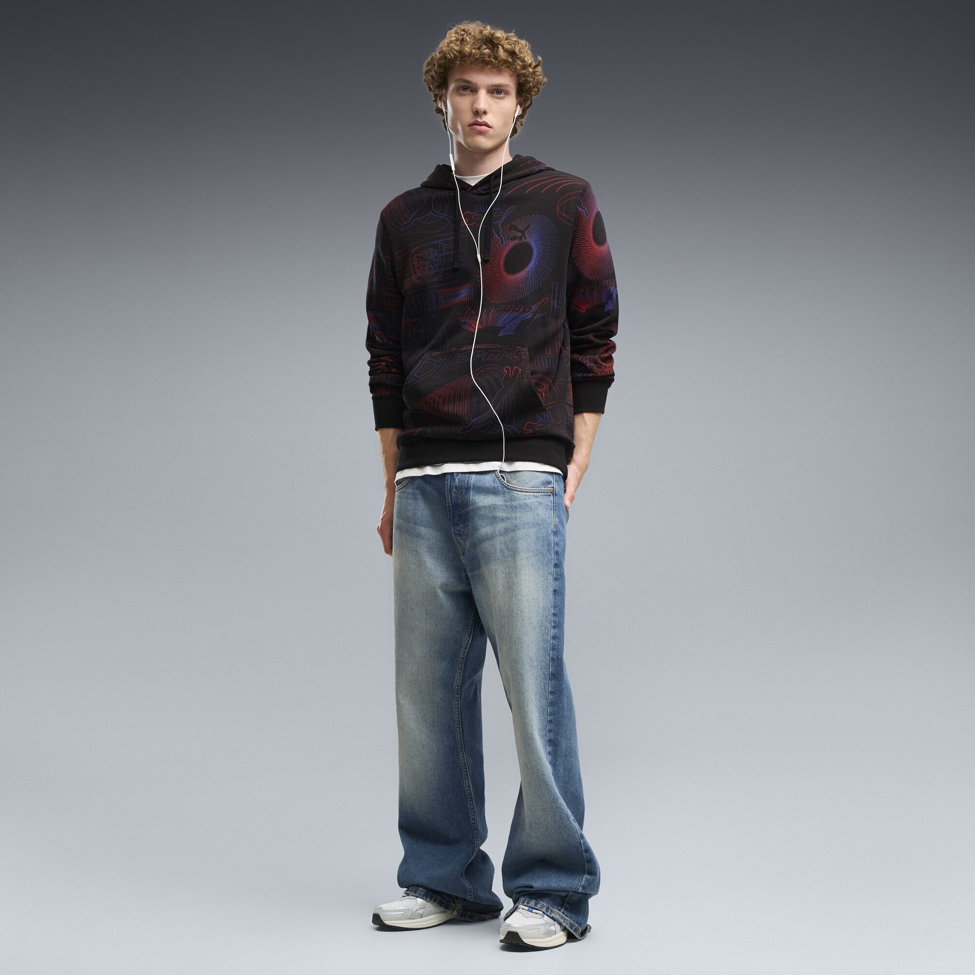 PUMA Hoodie Essentials Printed Graphic Hoodie Herren – Bild 4 von 5