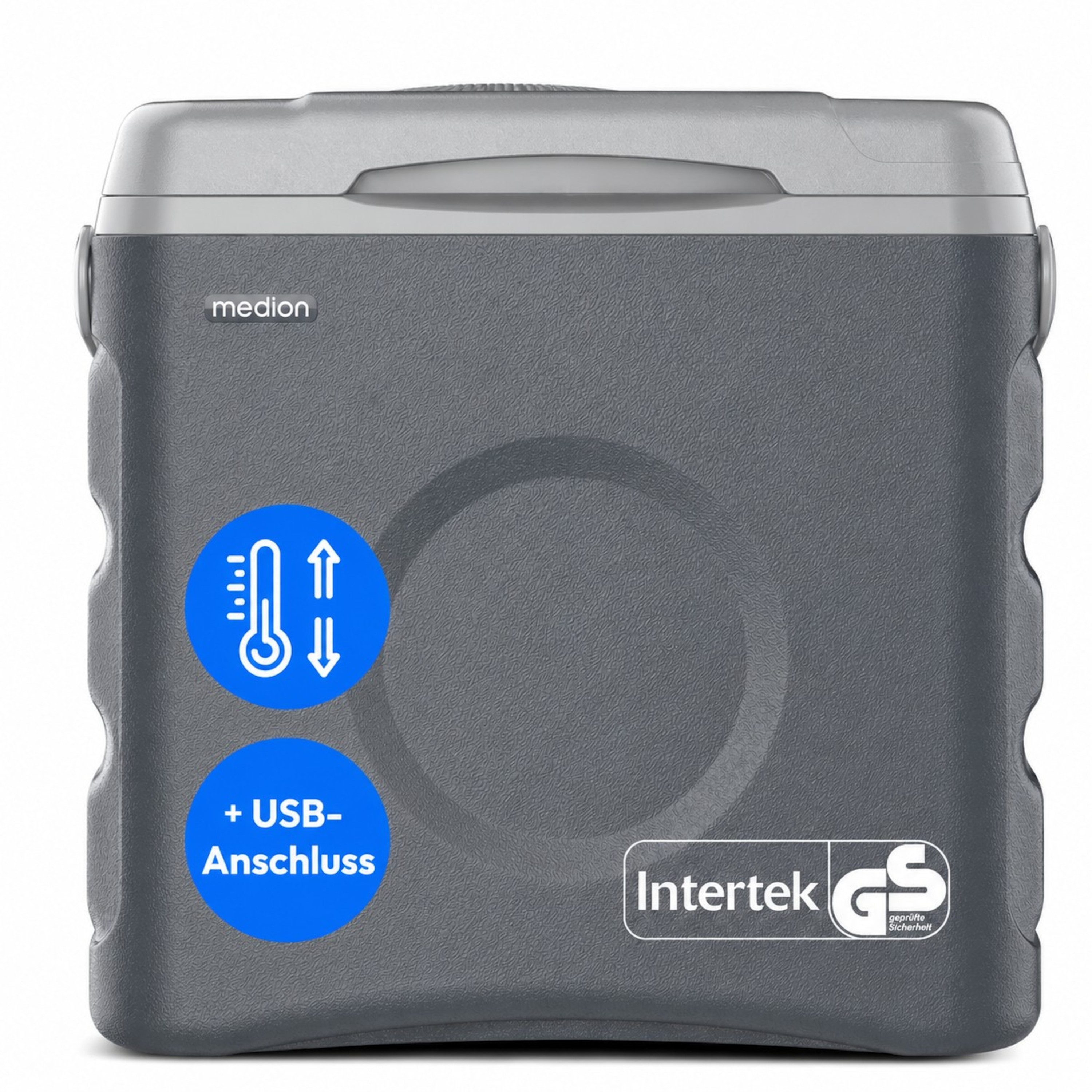 Medion® Kühlbox MEDION LIFE Thermoelektrische Kühlbox MD370030, 35 L, 12V 230V USB 5V, ECO Modus
