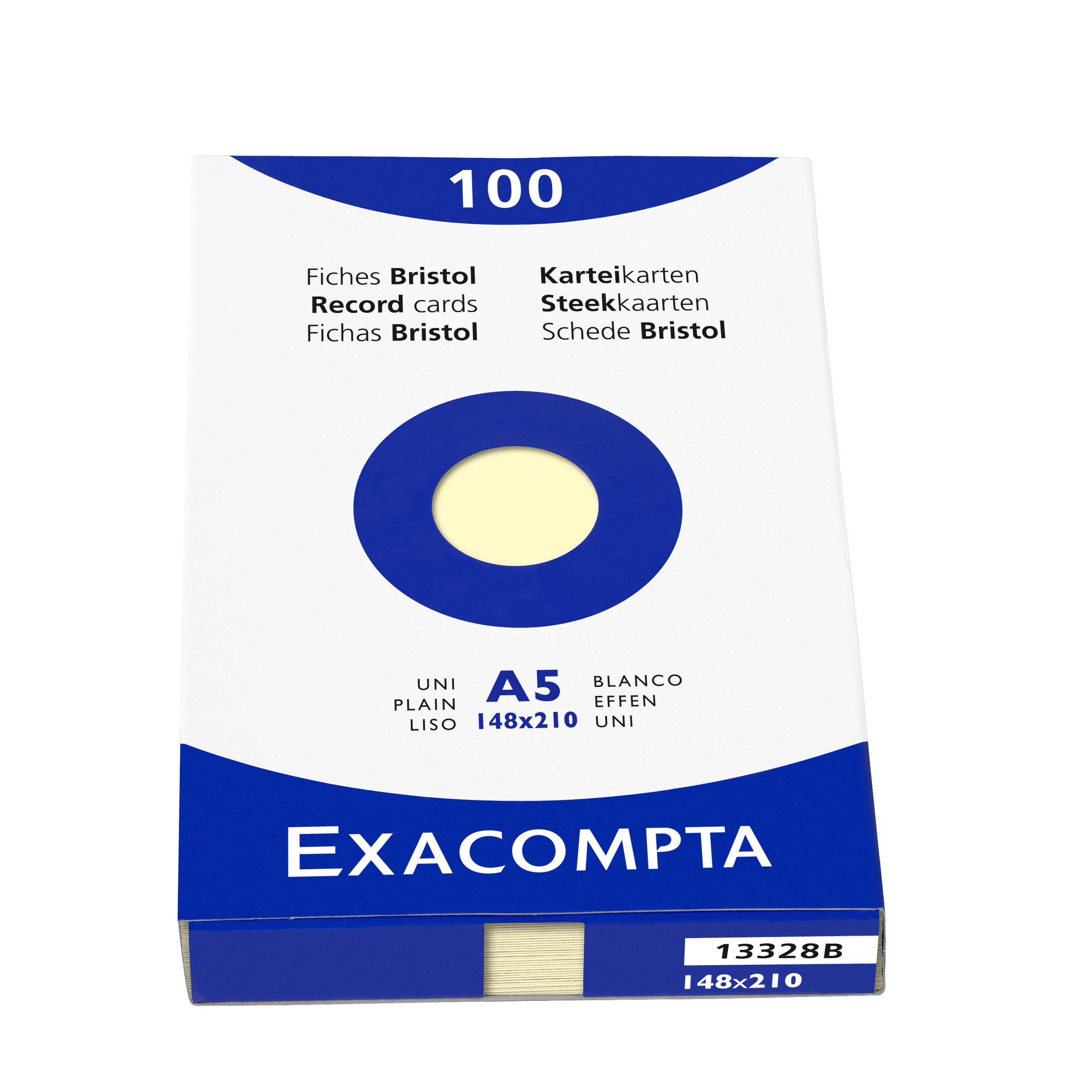 EXACOMPTA Karteikarten Exacompta NLH Exacompta Karteikarten A5 blanco gel