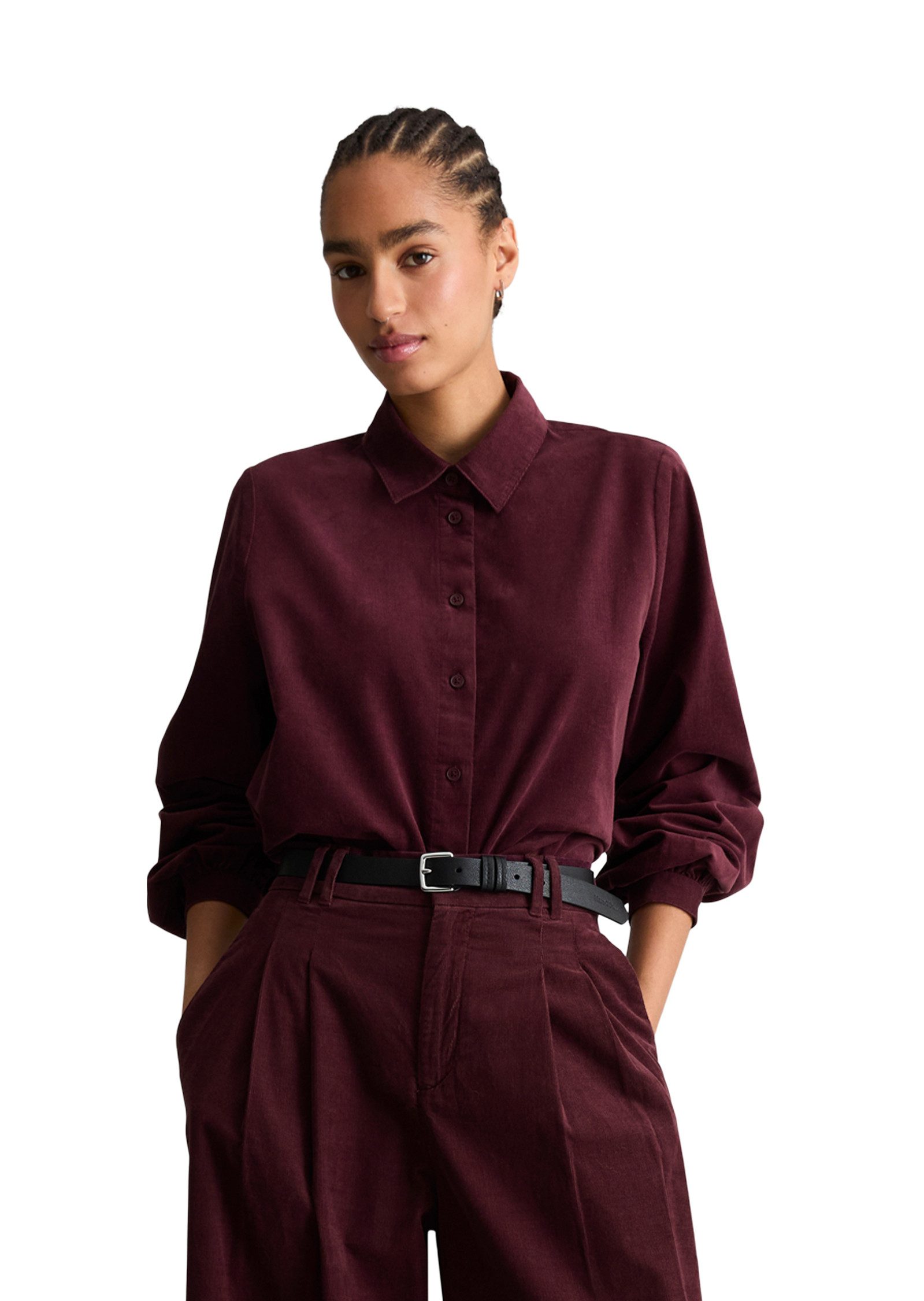Marc O'Polo DENIM Langarmbluse aus Organic Cotton