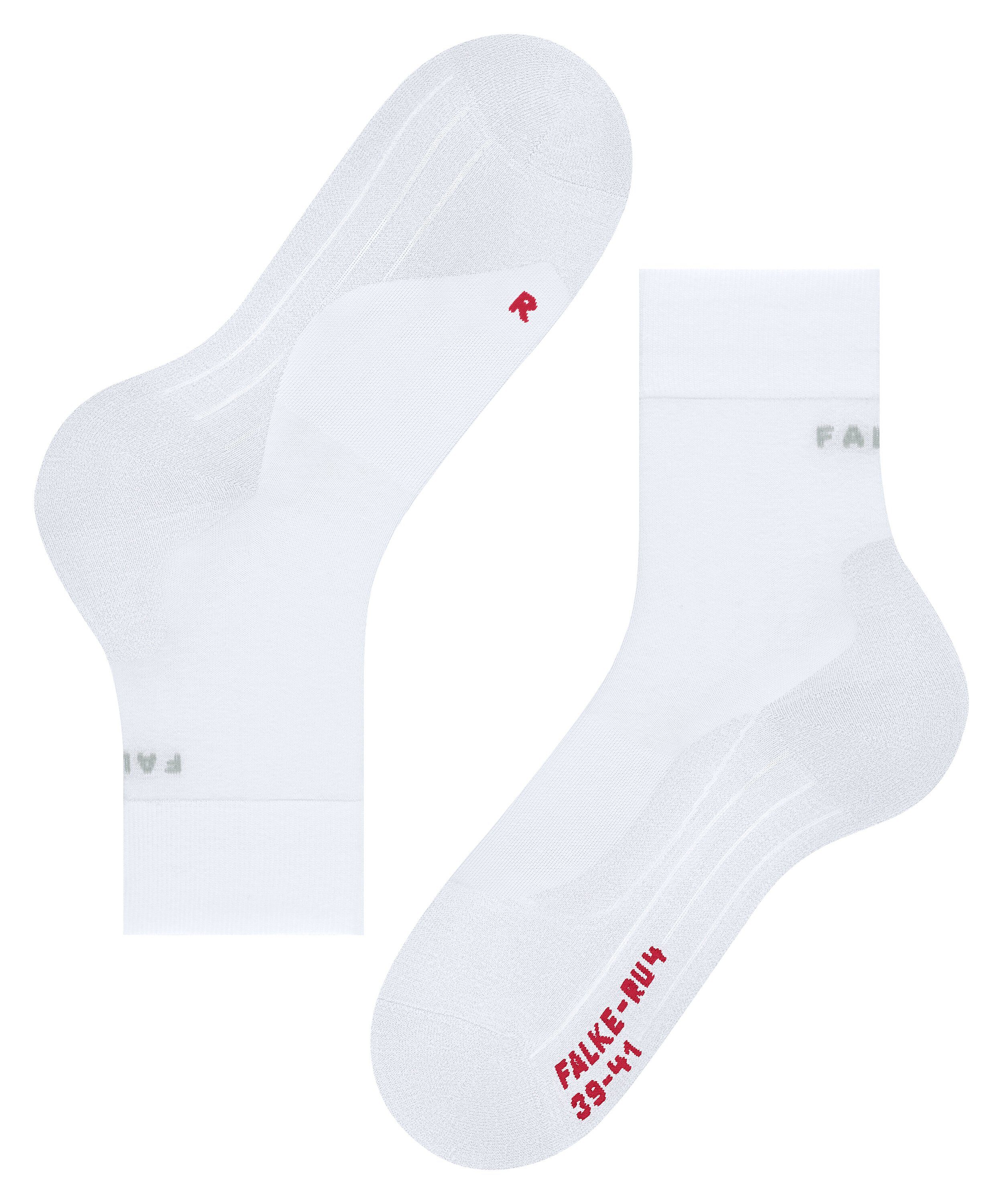 (2000) mittlerer leichte FALKE RU4 Laufsocken mit Laufsocke (1-Paar) Polsterung white Endurance