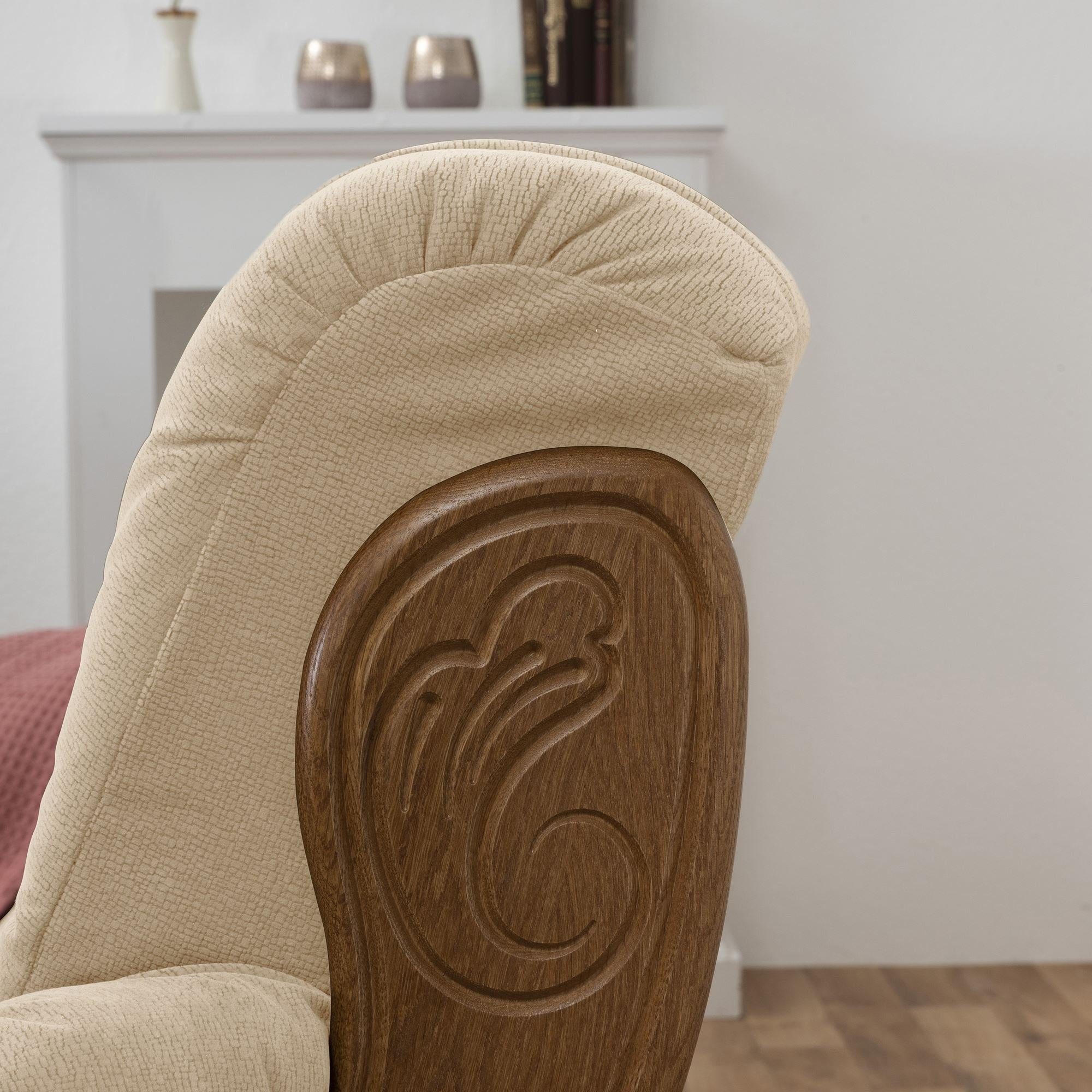 Katlin 3-Sitzer Kessel Eiche rustik, inkl. hochwertig verarbeitet,bequemer Sofa Versand Sparpreis 1 aufm Kostenlosem Flockstoff Sofa 58 Sitz Teile, Bezug