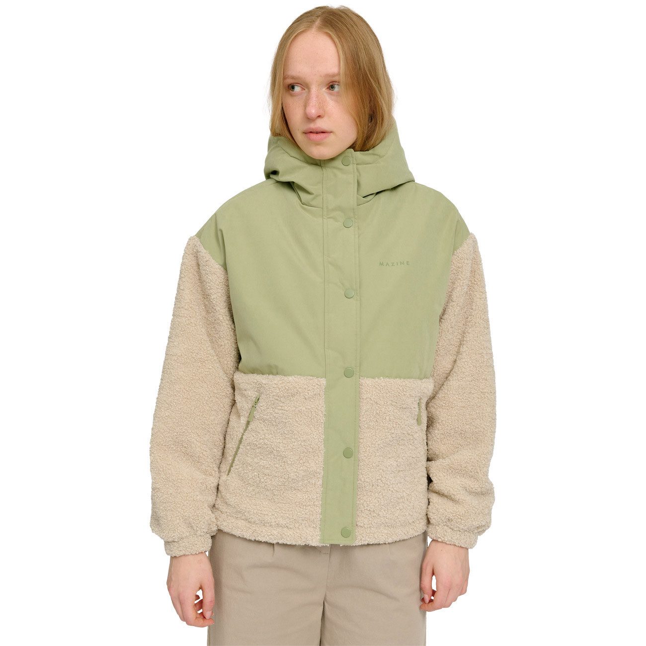 MAZINE Parka Fabric Blocking Jacket Fabric Blocking Jacket
