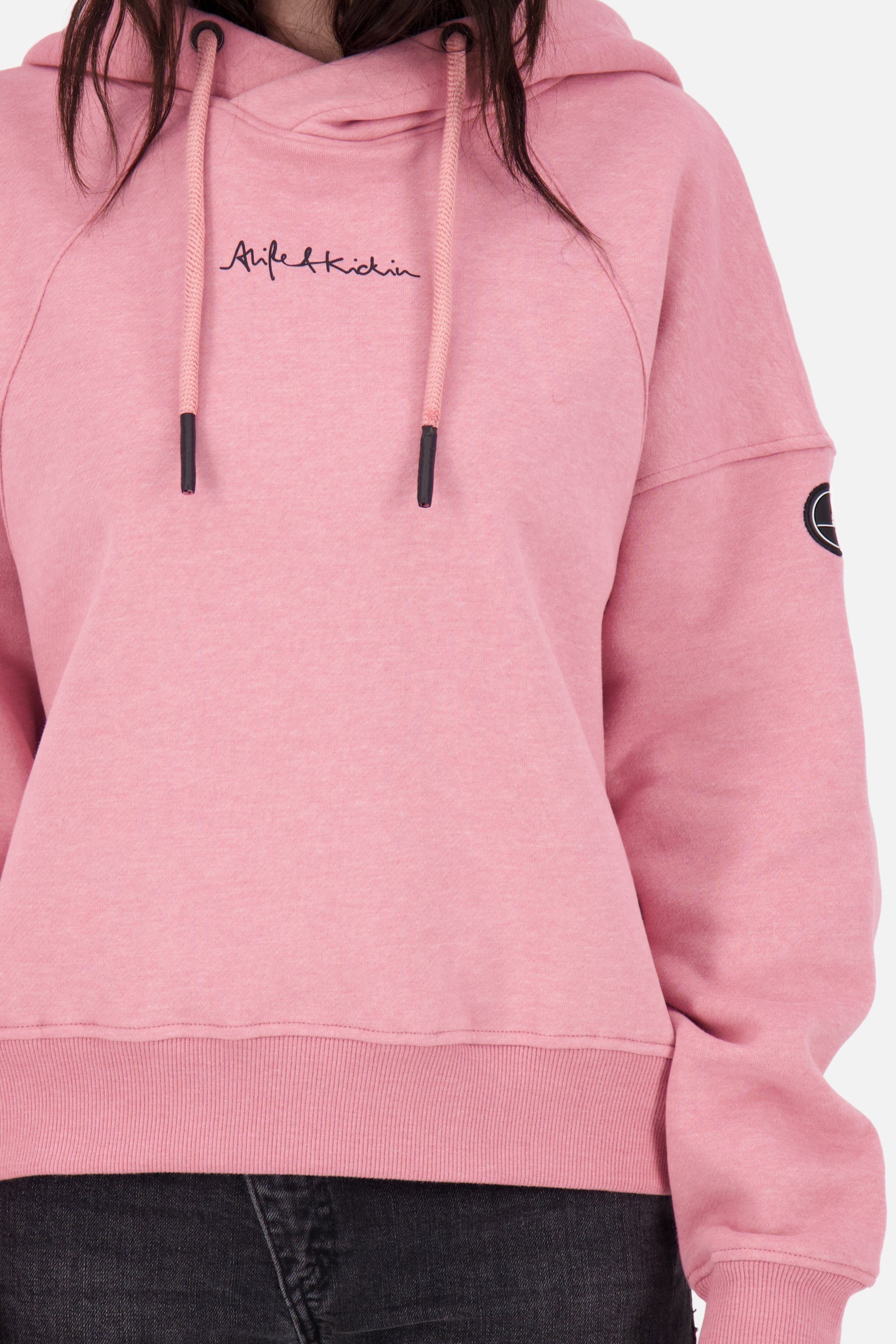 JessyAK Alife Kapuzensweatshirt A Hoodie & Kapuzensweatshirt, Pullover Damen Kickin Sweatshirt mauve melange