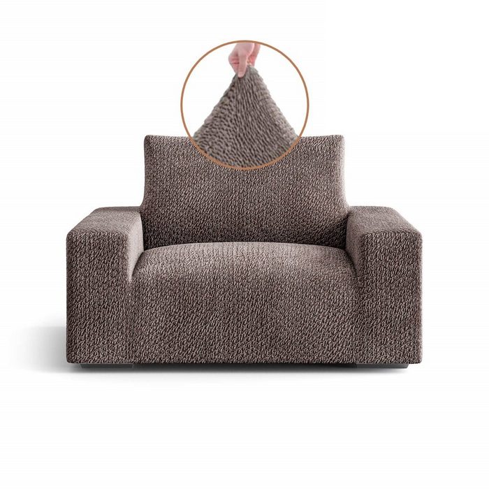 Sesselhusse luxuriöser und edler Sesselbezug italienische Handarbeit Paulato by GA.I.CO Samt-Kollektion - gemütlich und flauschig