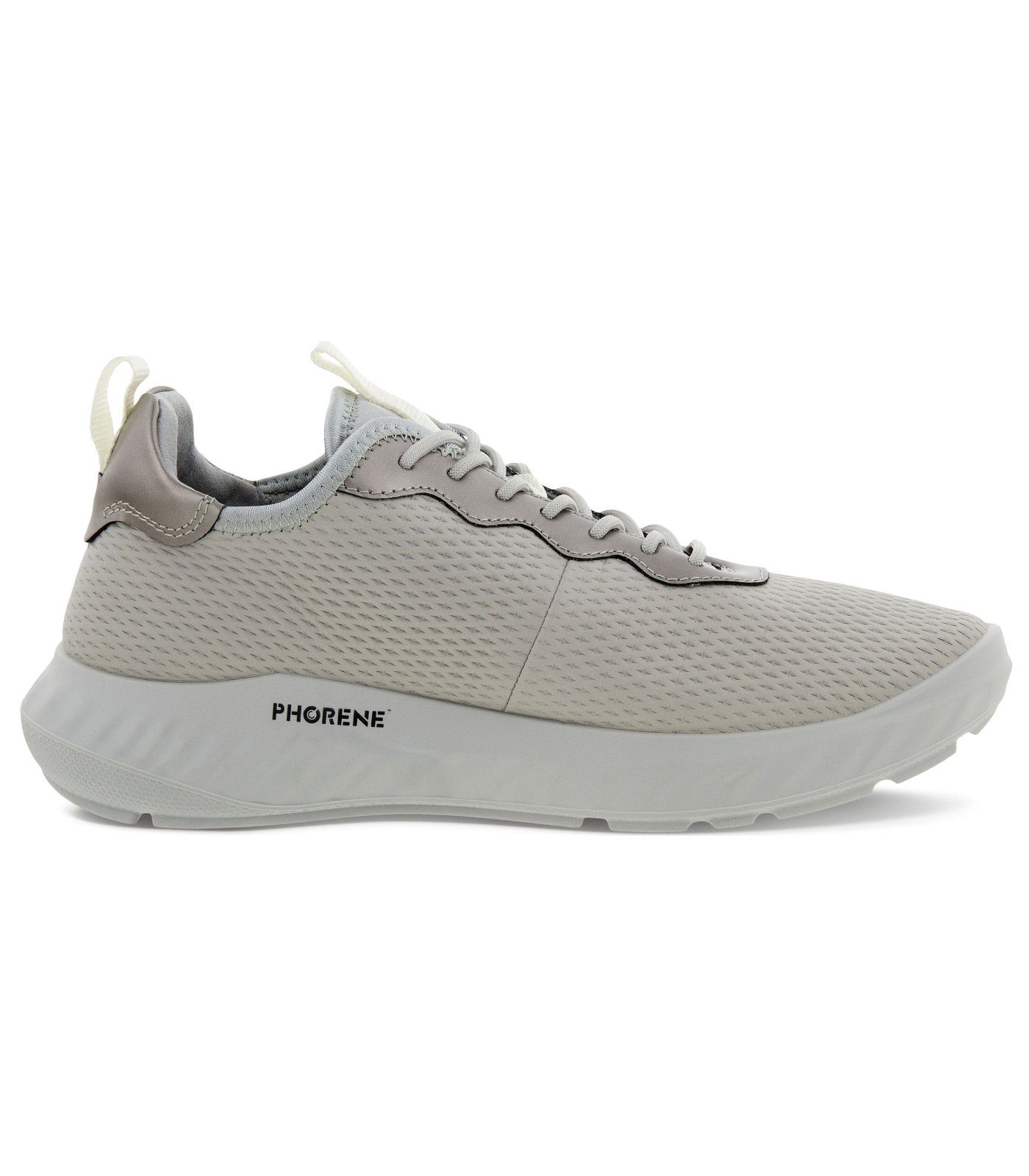 Sneaker Weiß Ecco Glattleder Sneaker Grau