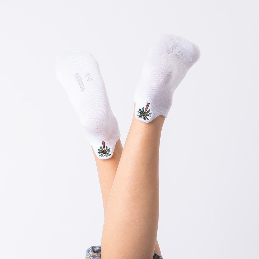 OCCULTO Sneakersocken Damen & Herren Motiv Sneaker Socken 6er Pack (Modell: Luca) (6-Paar)