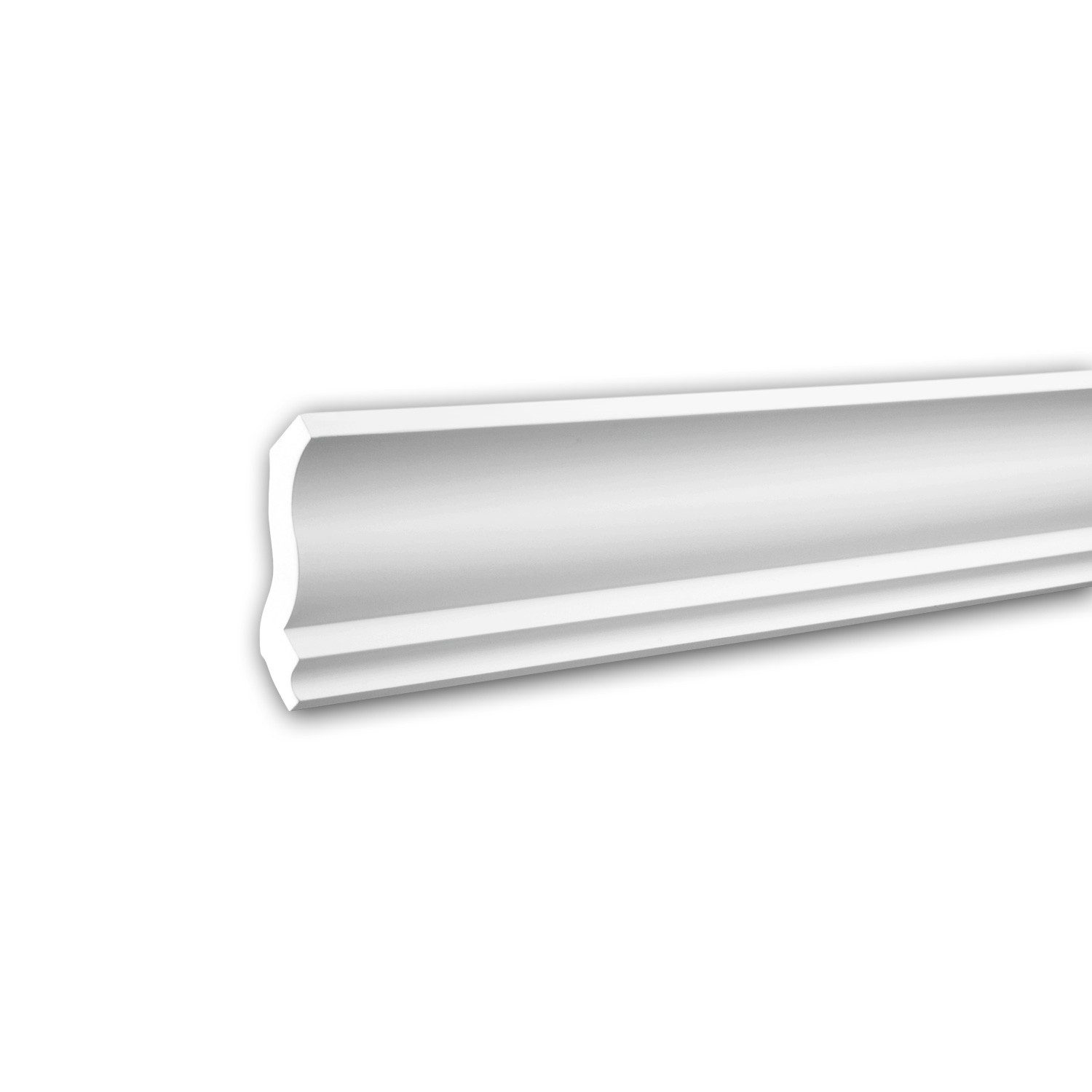 Profhome Flexprofil 150144F flexible Eckleiste Stuckleiste aus flexiblem Polyurethan 2 m (Profilleiste, 1-St., Flexible Eckleiste, Stuckleiste, Zierleiste, 2 m), Profilleiste