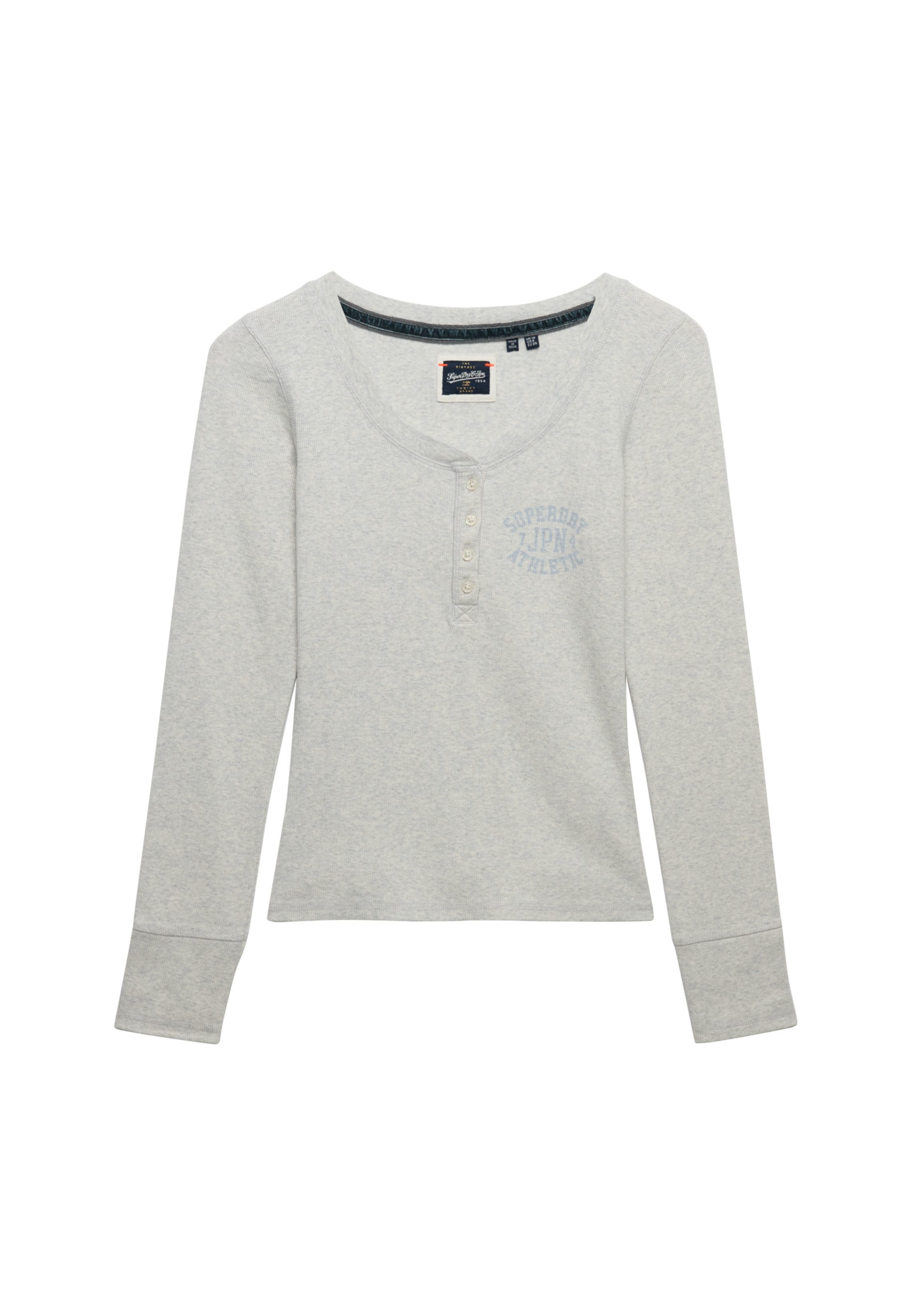 Superdry Langarmshirt ATHLETIC BUTTON DOWN LS TOP Baumwolle, skinny fit günstig online kaufen