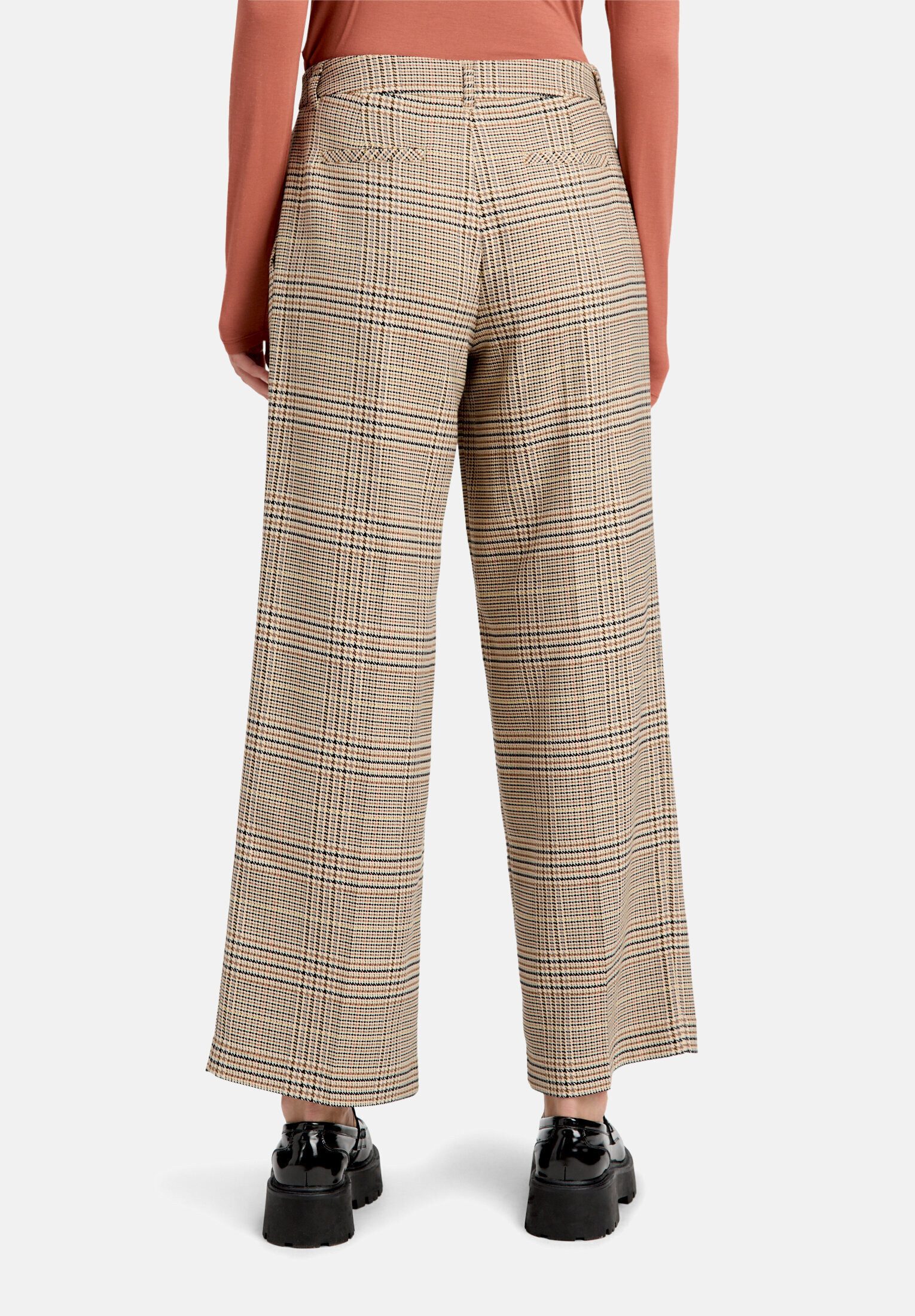Cartoon Bundfaltenhose Damen mit Bundfalten