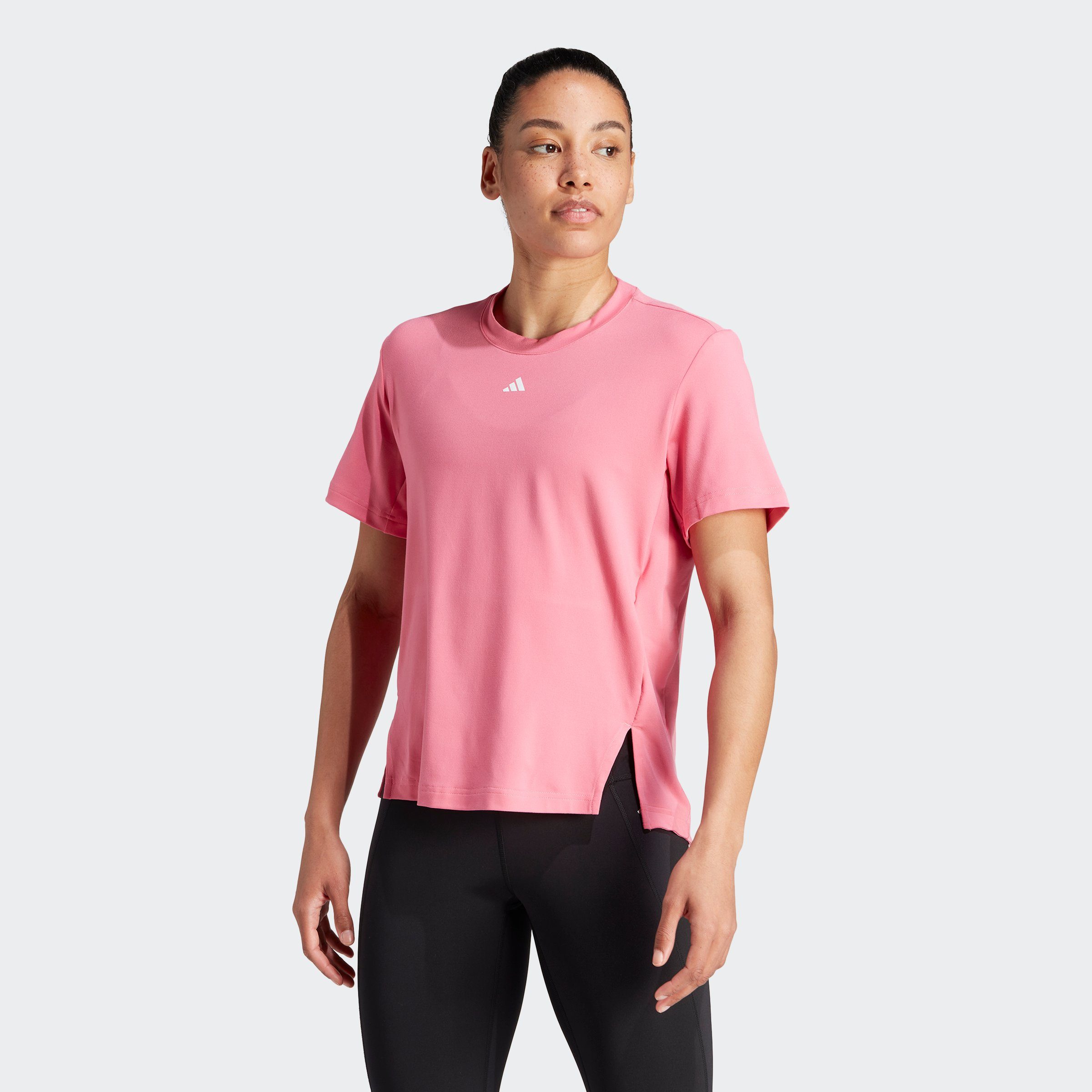 adidas Performance T-Shirt VERSATILE Pink Fusion / White