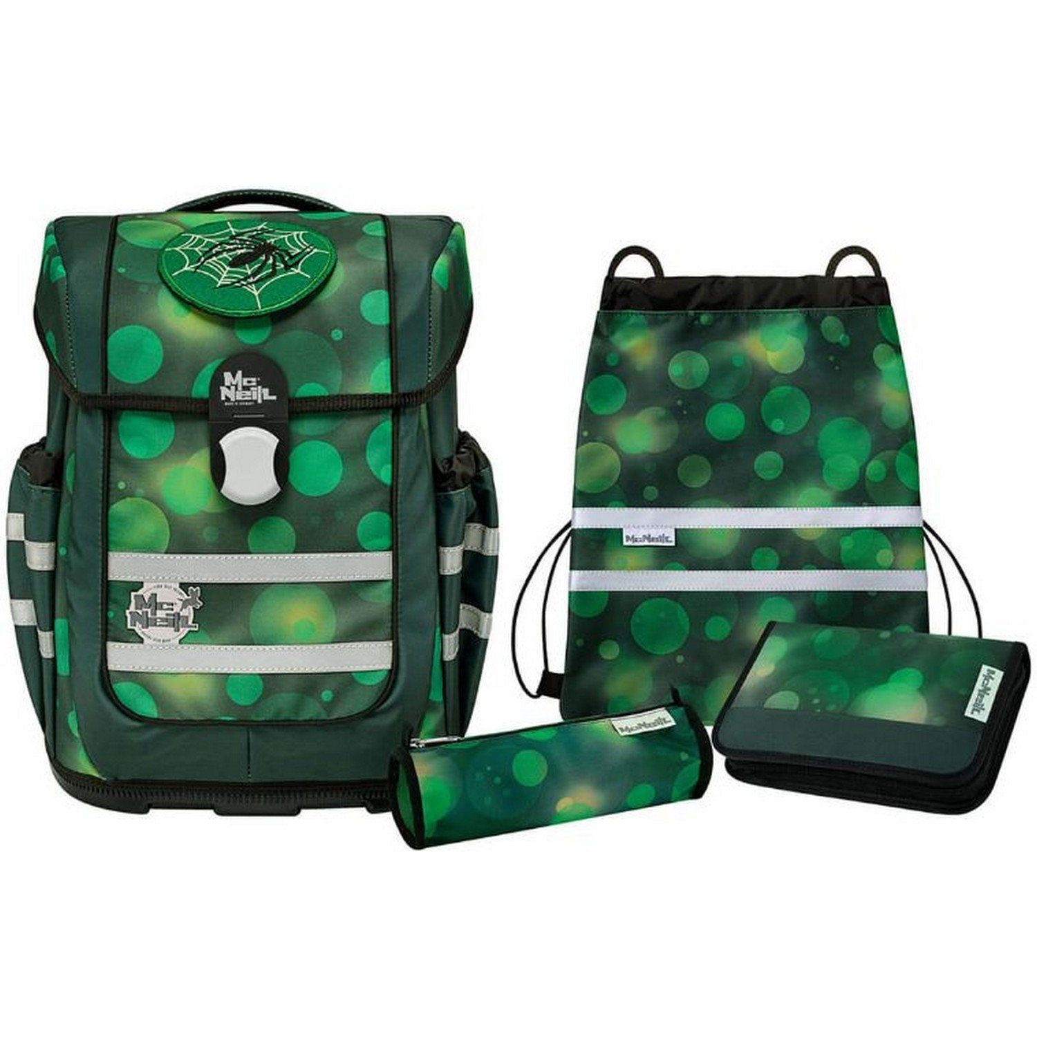 McNeill Schulranzen Schulranzen-Set McOcean 5tlg. FOREST