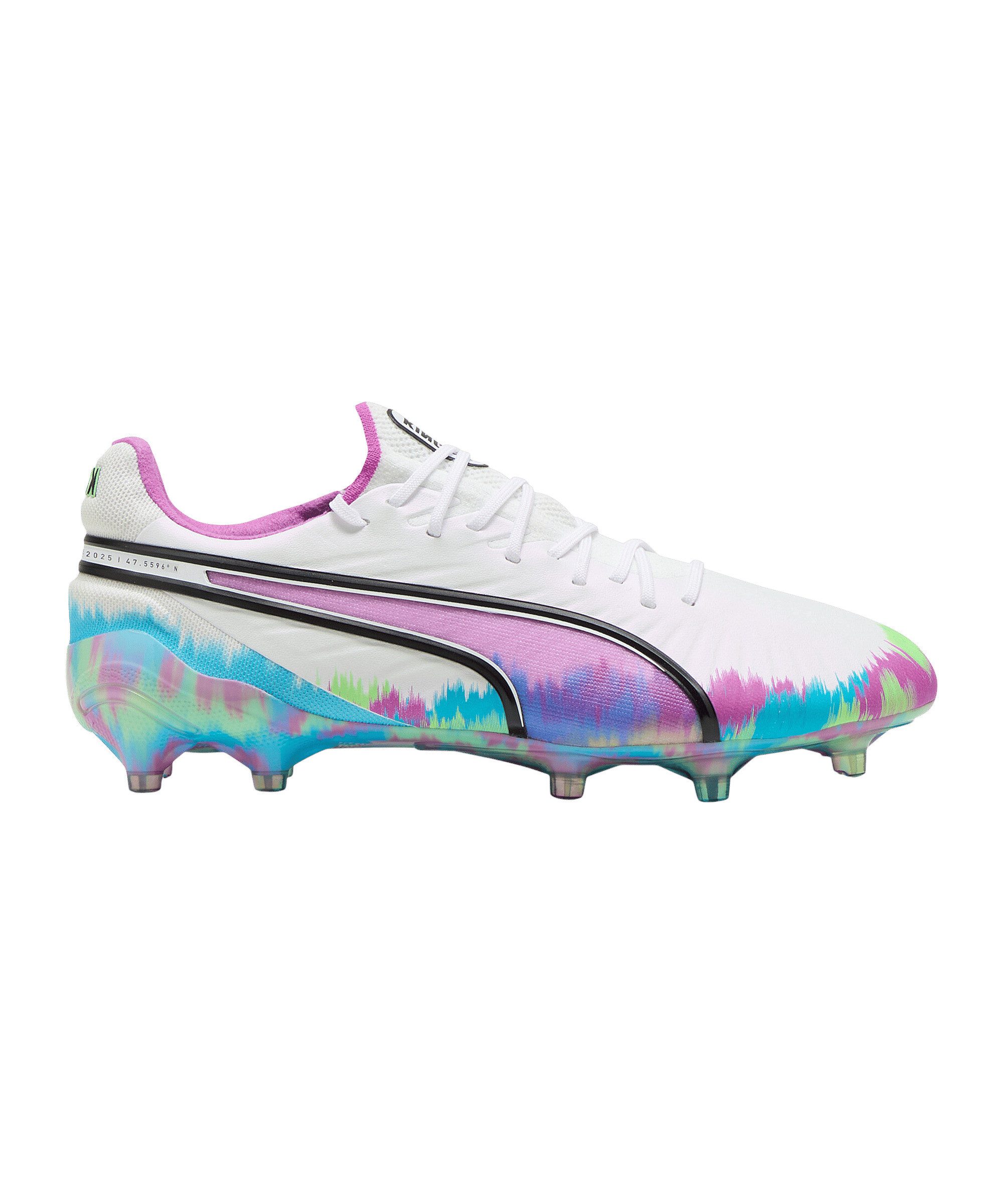 PUMA KING Ultimate FG/AG Brilliance Weiß Unisex Fußballschuh