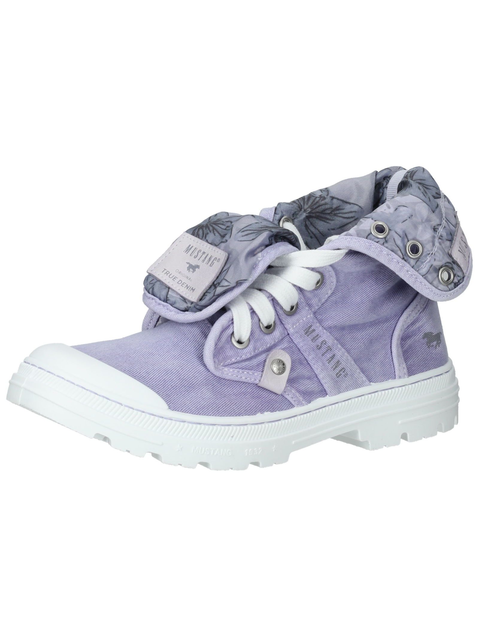 Mustang Shoes Stiefelette Lederimitat/Textil Schnürstiefelette