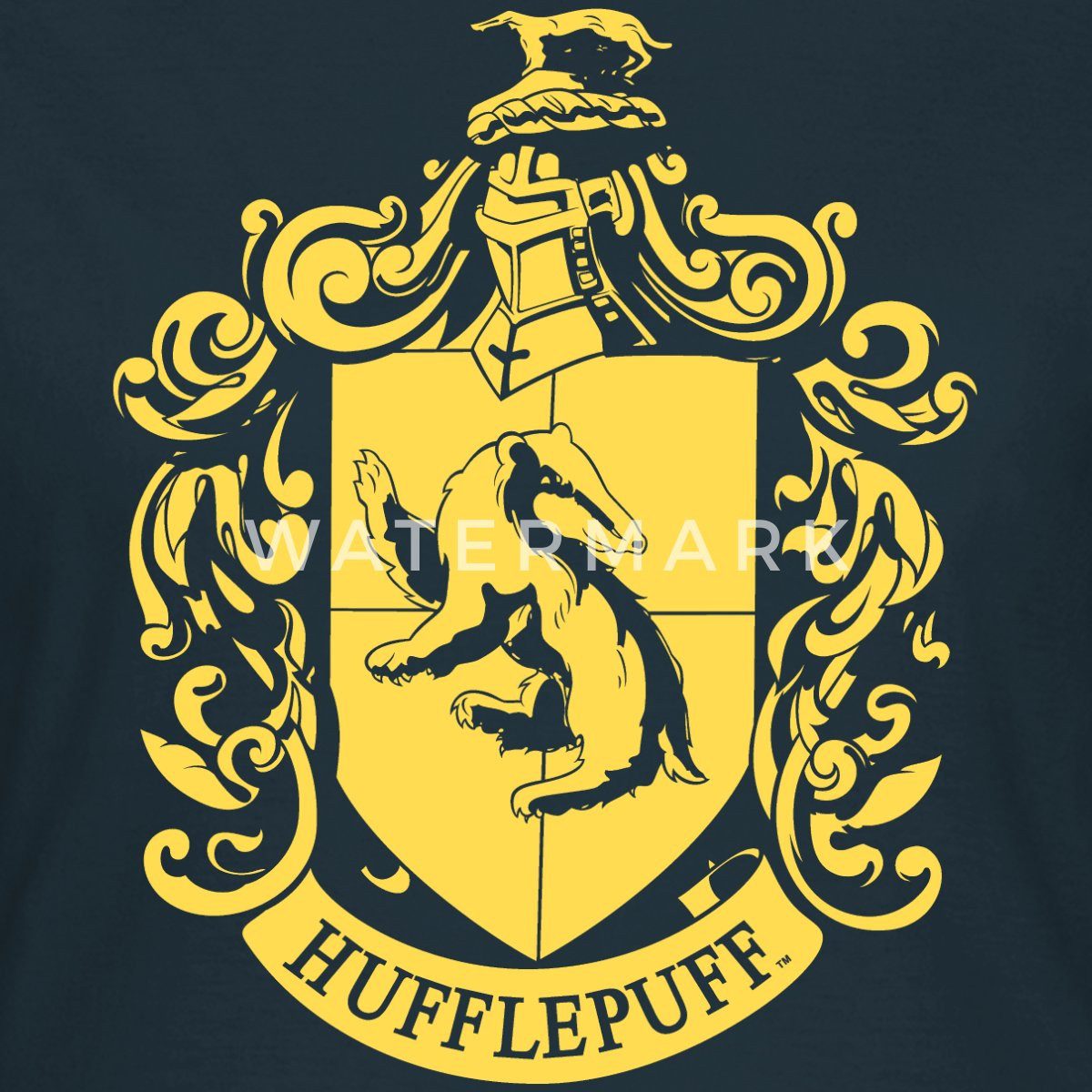 Spreadshirt T-Shirt Harry Potter Hufflepuff Wappen Frauen T-Shirt (1-tlg)