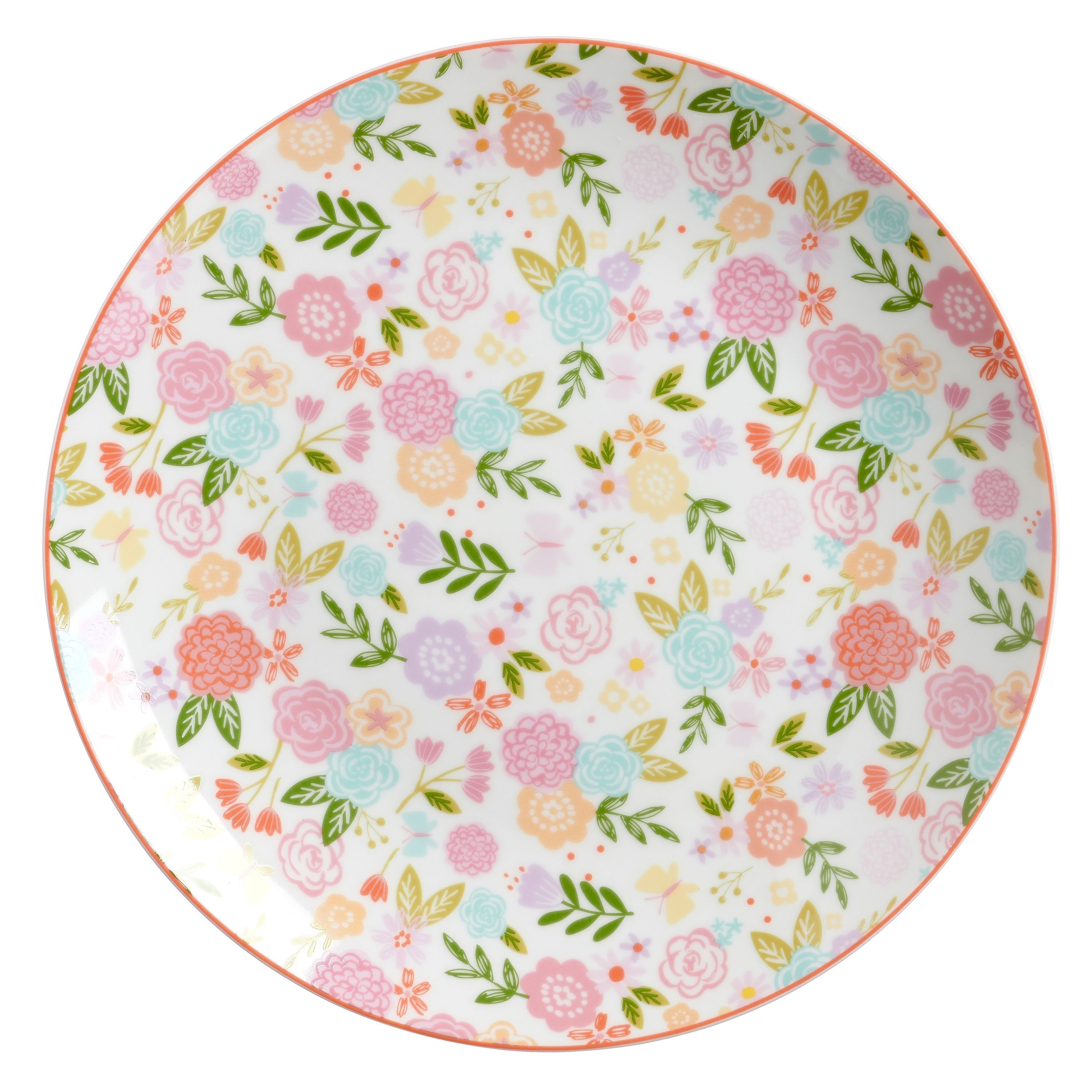 Ritzenhoff & Breker Speiseteller 4er Set Speiseteller flach 27cm Sweet Flower - Ritzenhoff 402773
