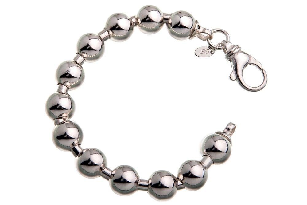 Silberkettenstore Silberarmband Kugelkette Armband 10mm - günstig online kaufen