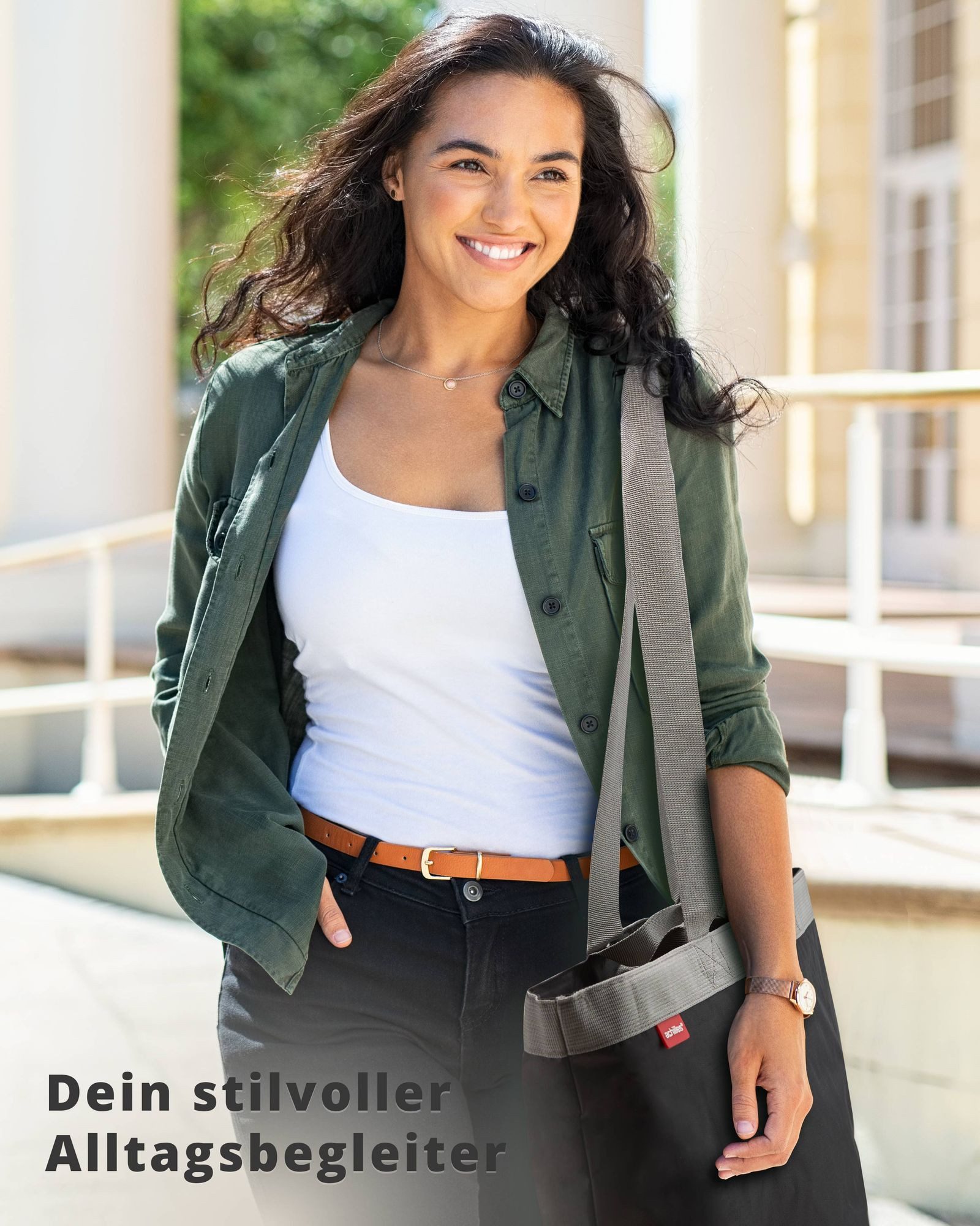 achilles Freizeittasche Shoppertasche Einkaufstasche zum Schultern Freizeit günstig online kaufen