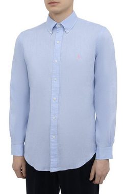 Ralph Lauren Langarmhemd POLO RALPH LAUREN Slim Fit Pure Leinen-Hemd Linen Shirt Button Down He
