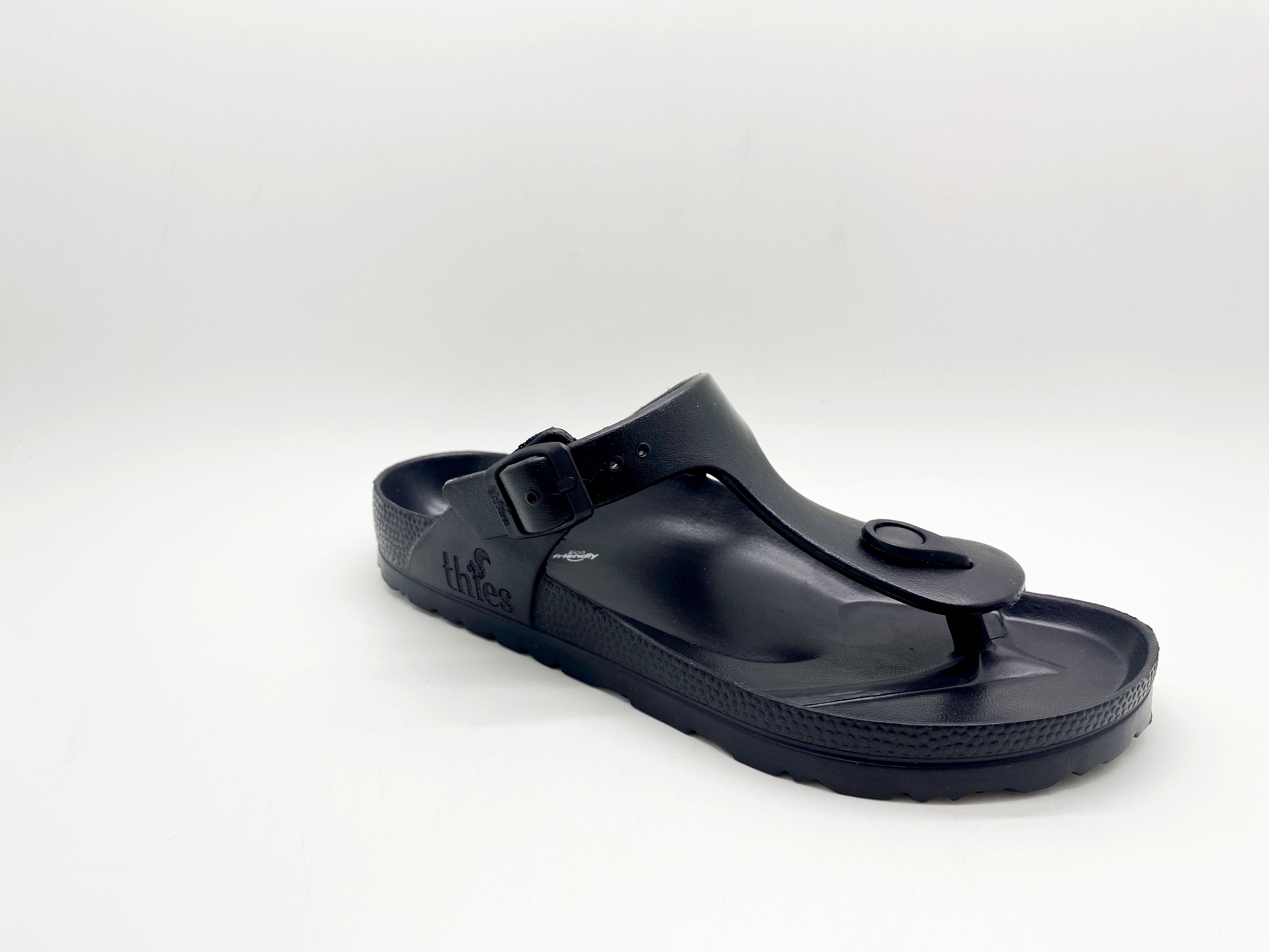 Sandale 1856 Vegan Black thies Ecofoam Sandal Thong